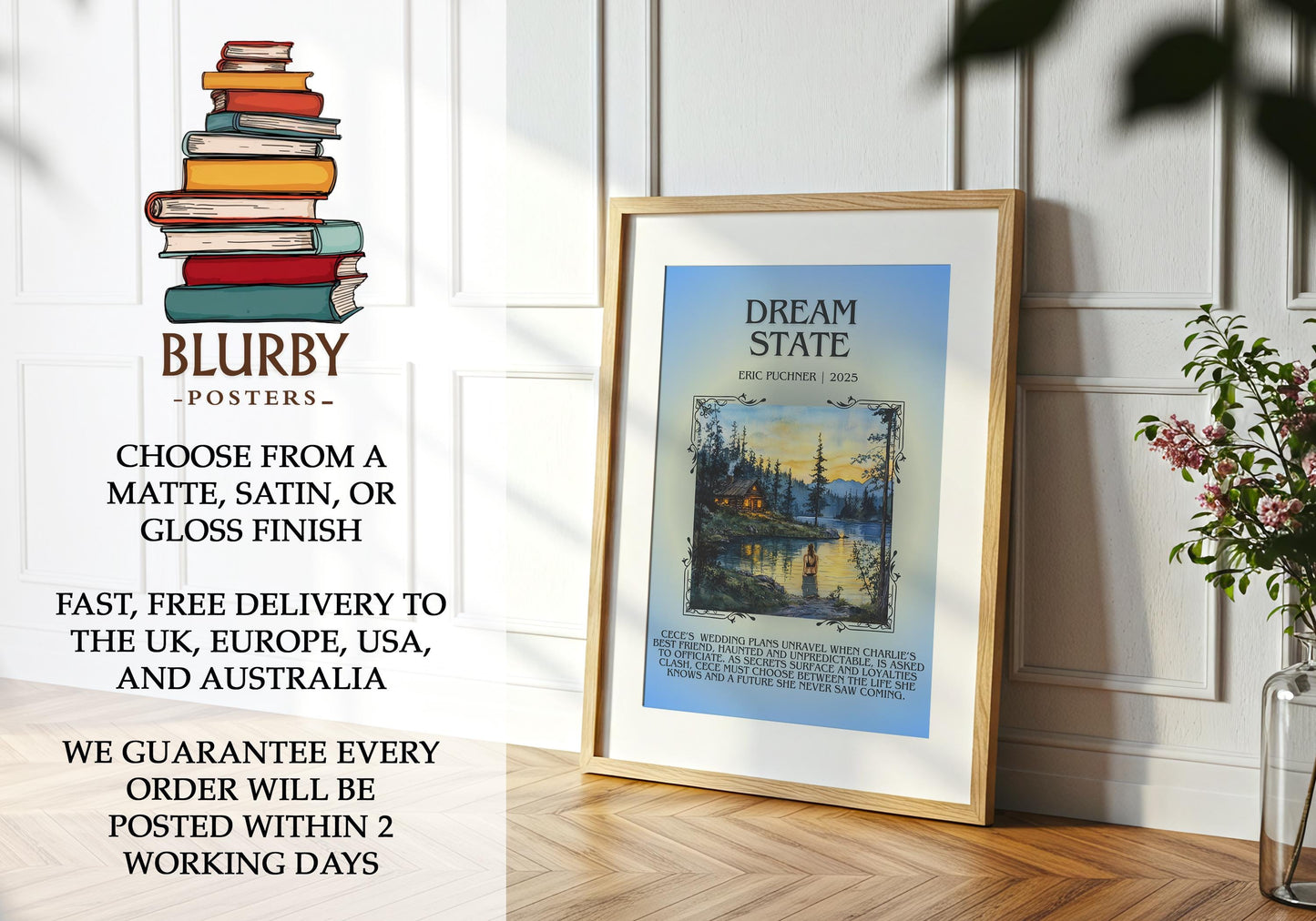 Dream State by Eric Puchner | Descriptive Book Poster | Blurby