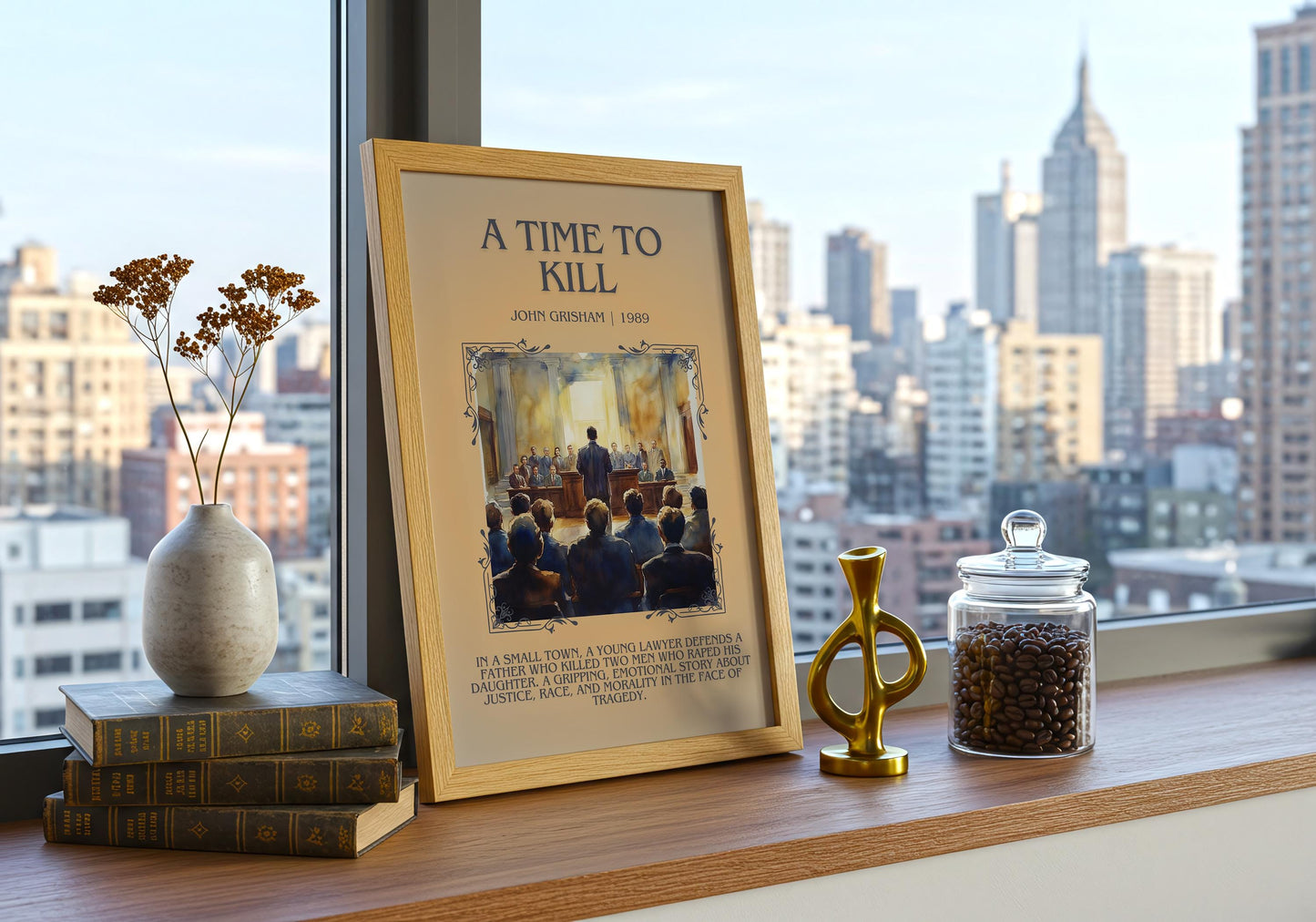 A Time To Kill by John Grisham | Descriptive Book Poster | Blurby