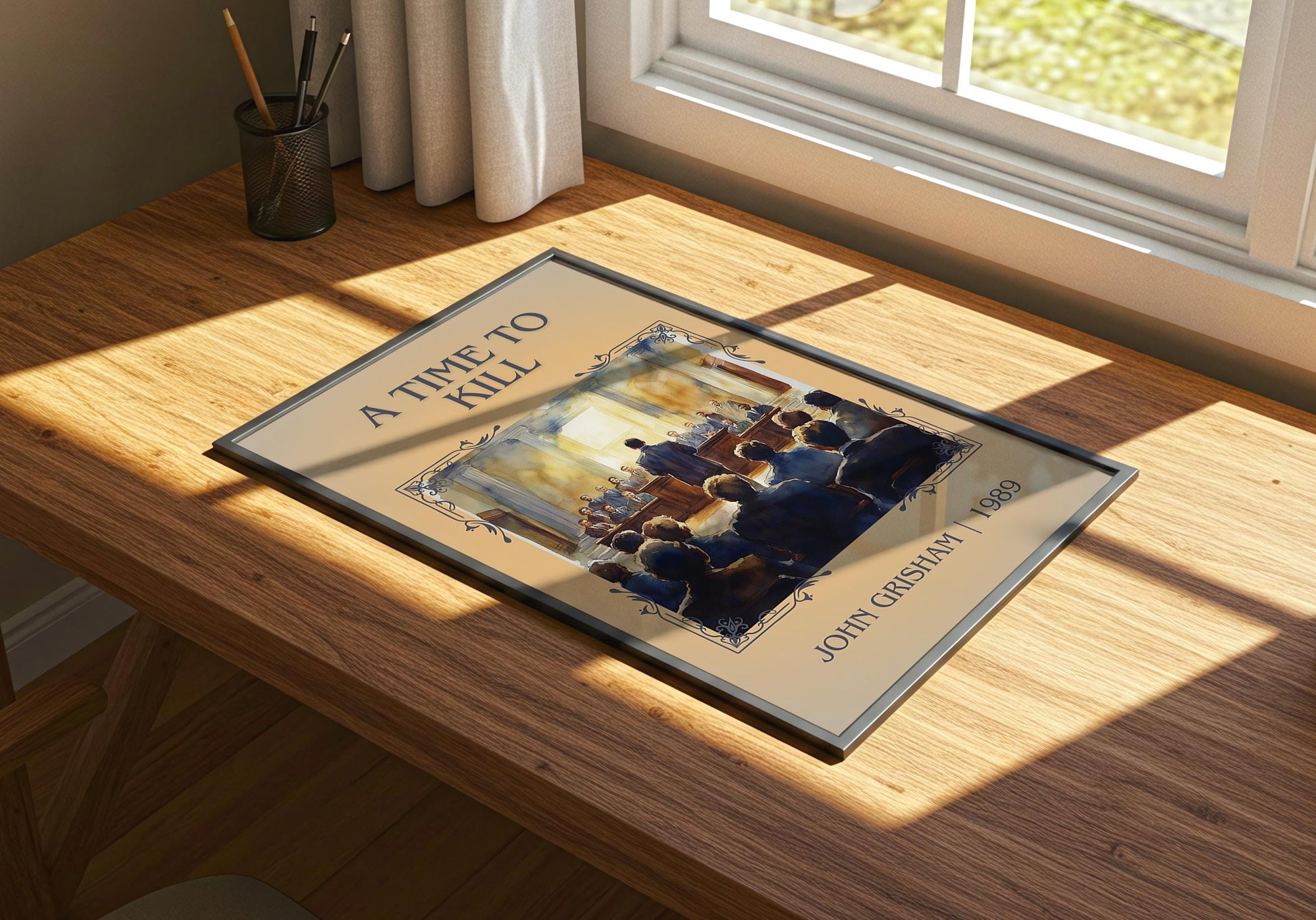 A Time To Kill by John Grisham | Descriptive Book Poster | Minimalist