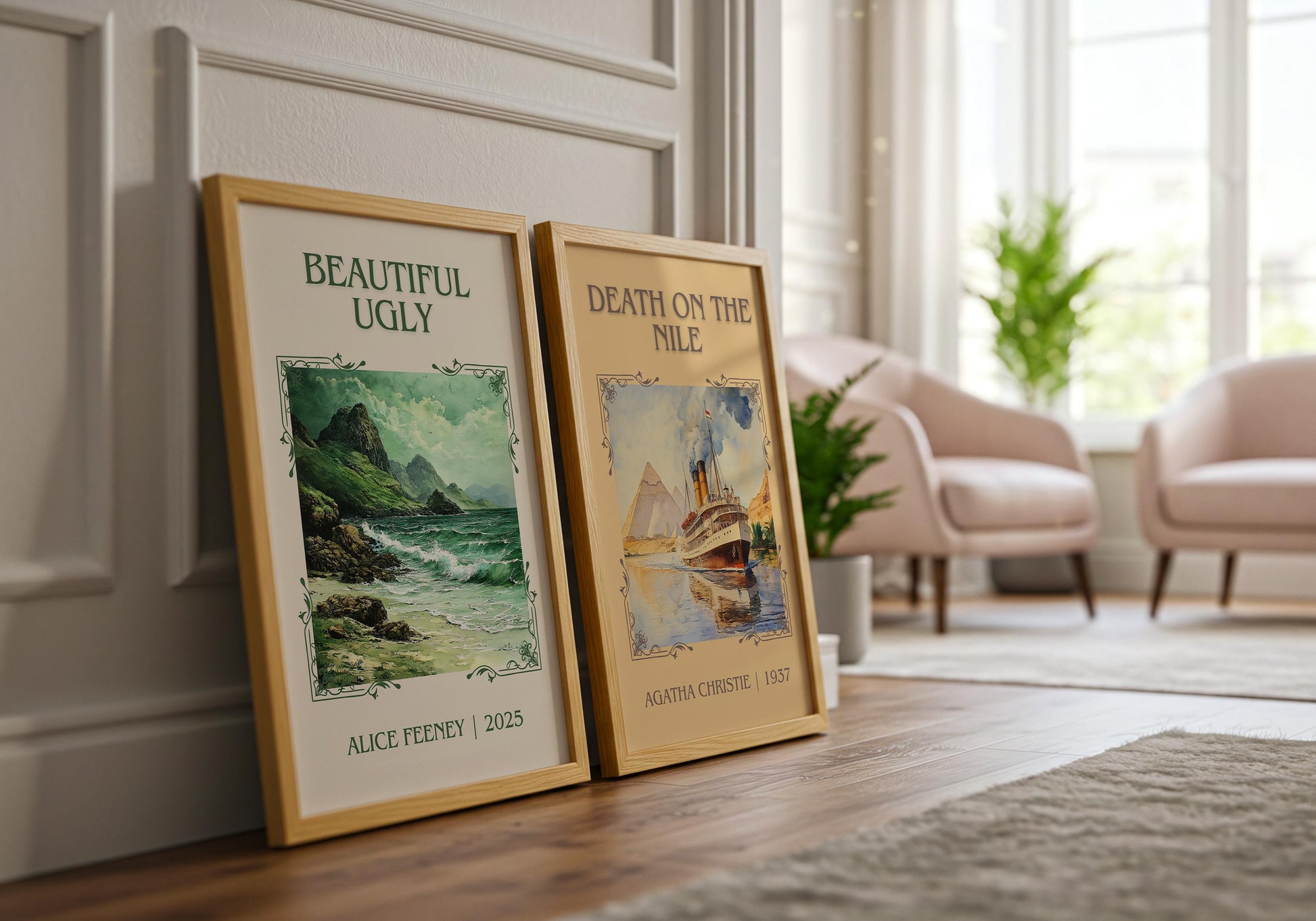 Beautiful Ugly by Alice Feeney | Descriptive Book Poster | Minimalist