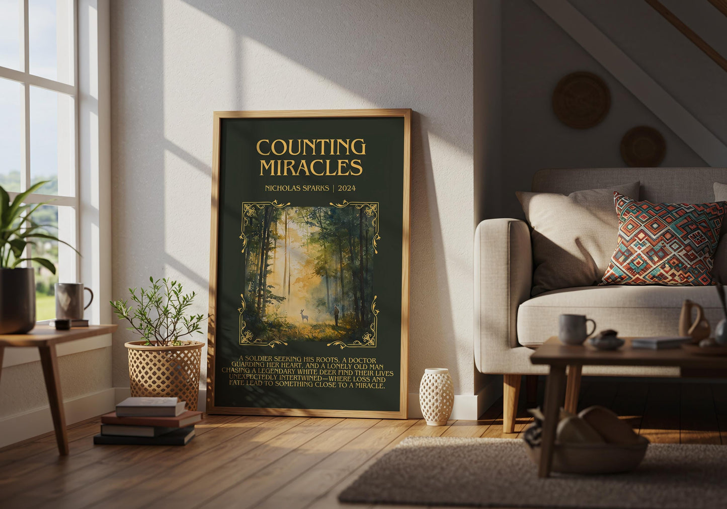 Counting Miracles by Nicholas Sparks | Descriptive Book Poster | Blurby