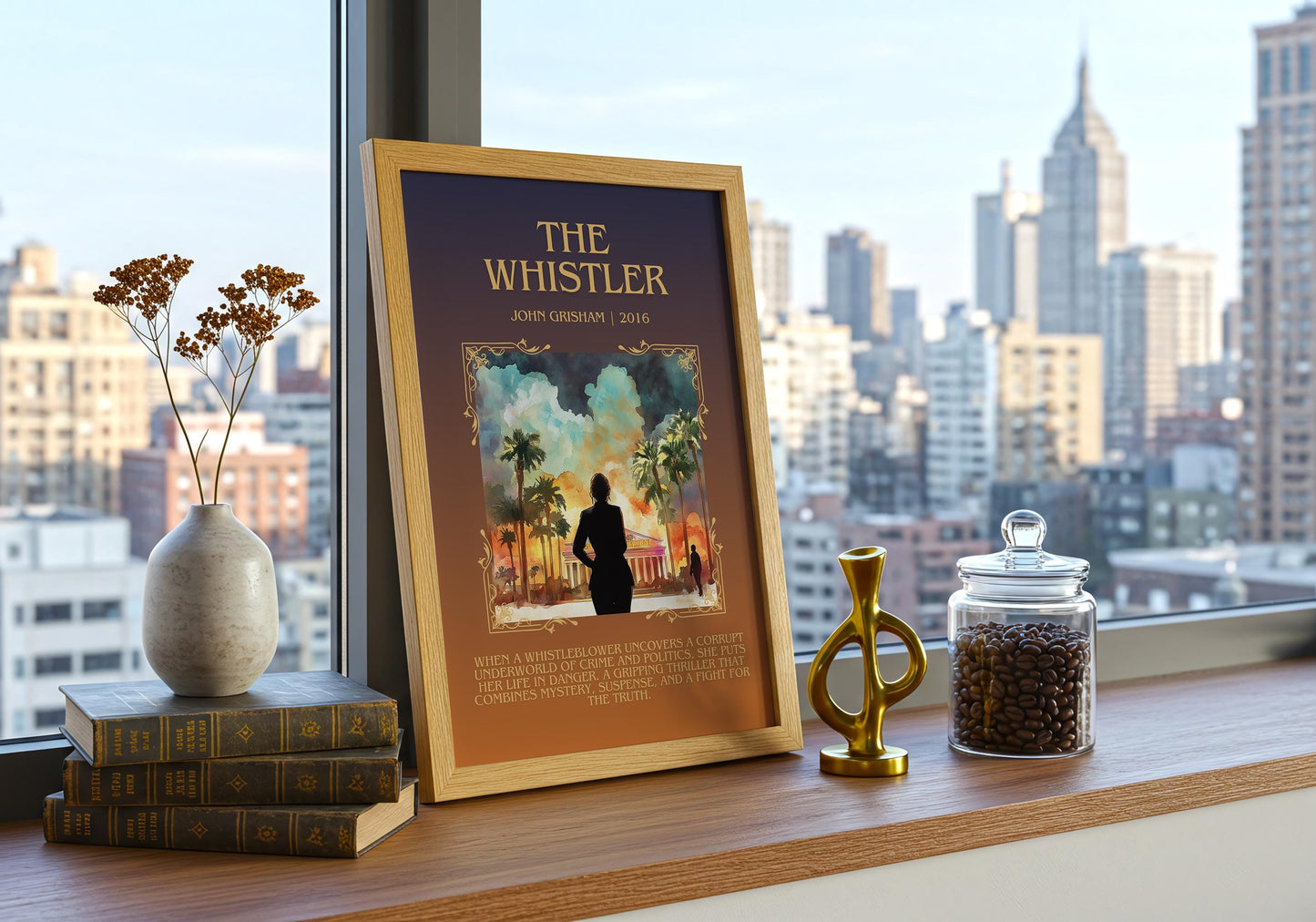 The Whistler by John Grisham | Descriptive Book Poster | Blurby