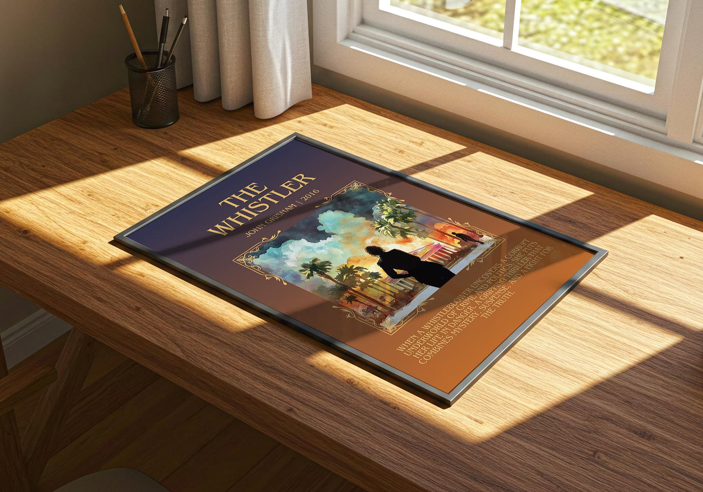 The Whistler by John Grisham | Descriptive Book Poster | Blurby