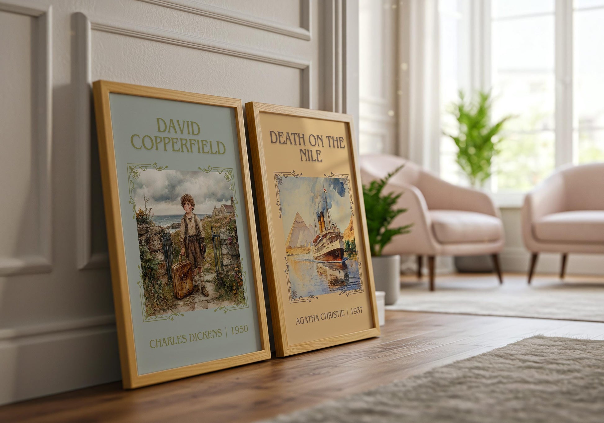 David Copperfield by Charles Dickens | Descriptive Book Poster | Minimalist