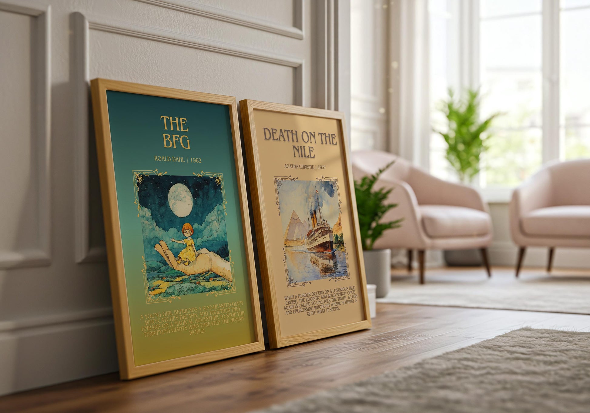 The BFG by Roald Dahl | Descriptive Book Poster | Blurby