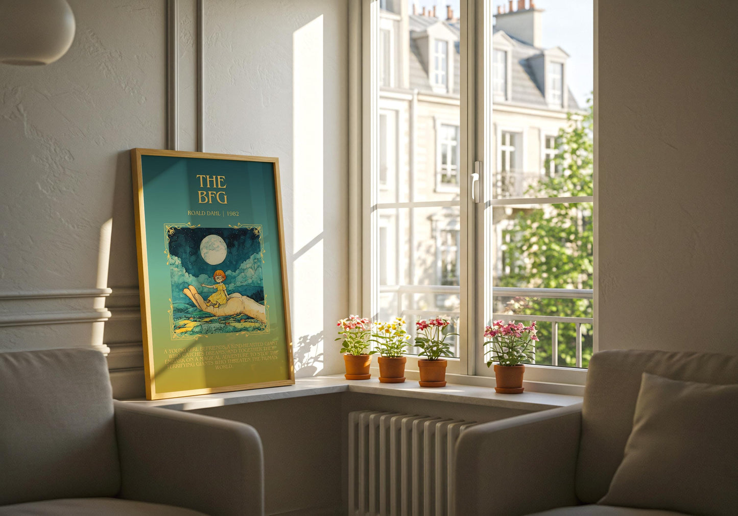 The BFG by Roald Dahl | Descriptive Book Poster | Blurby