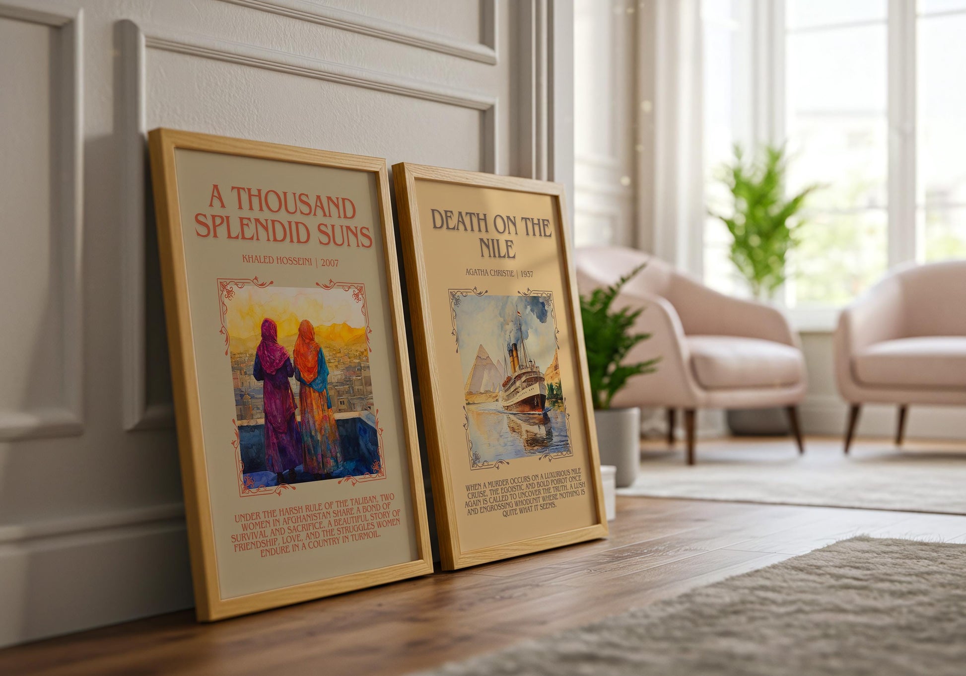 A Thousand Splendid Suns by Khaled Hosseini | Descriptive Book Poster | Blurby