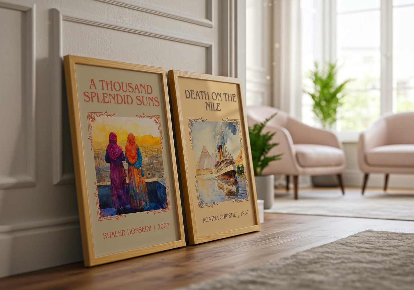 A Thousand Splendid Suns by Khaled Kosseini | Descriptive Book Poster | Minimalist