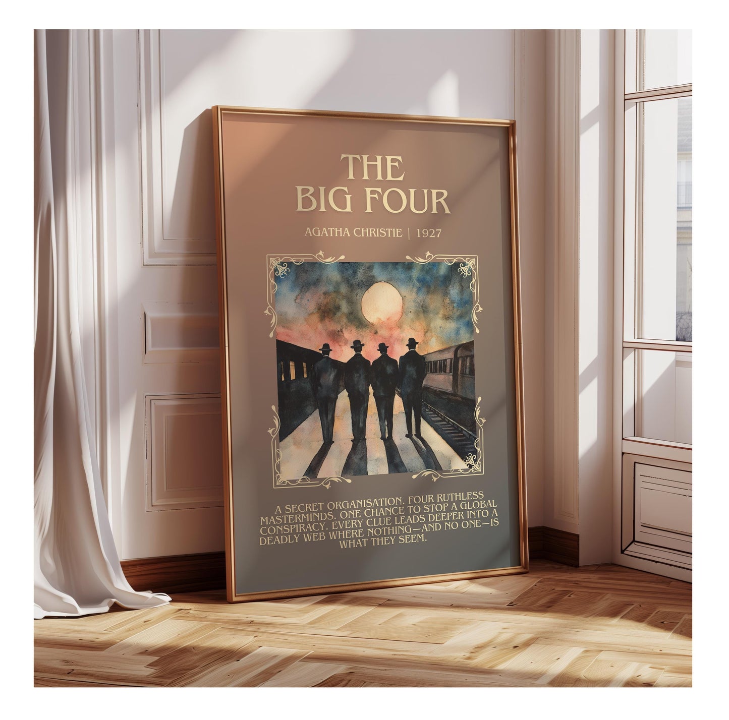 The Big Four by Agatha Christie | Descriptive Book Poster | Blurby
