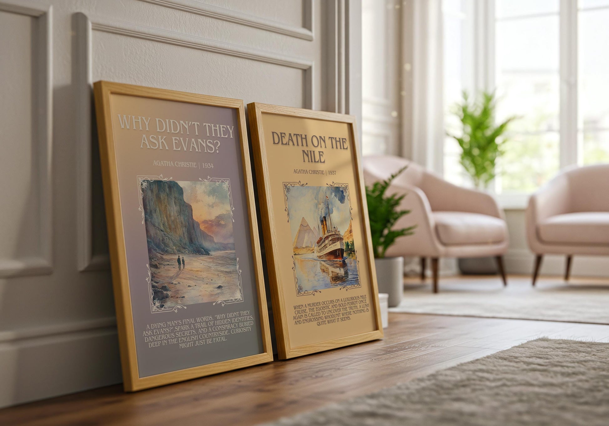 Why Didn't They Ask Evans? by Agatha Christie | Descriptive Book Poster | Blurby