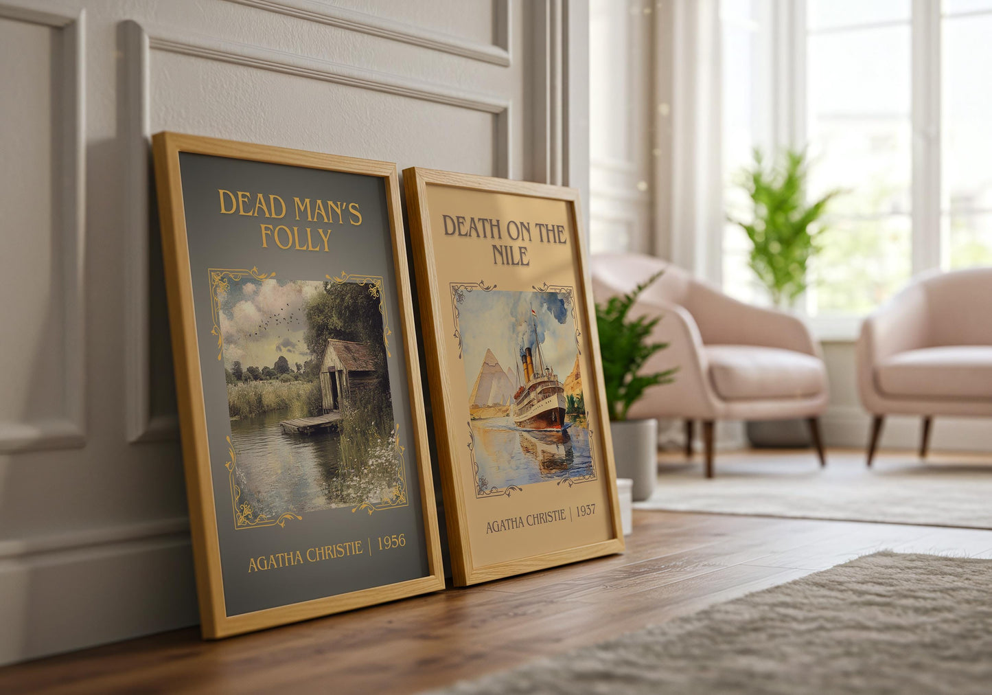 Dead Man's Folly by Agatha Christie | Descriptive Book Poster | Minimalist