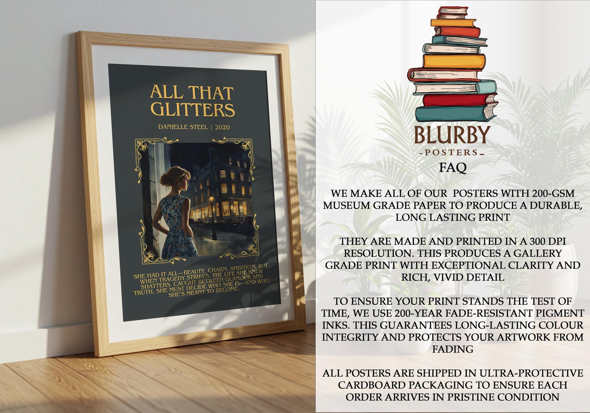 All That Glitters by Danielle Steel | Descriptive Book Poster | Blurby