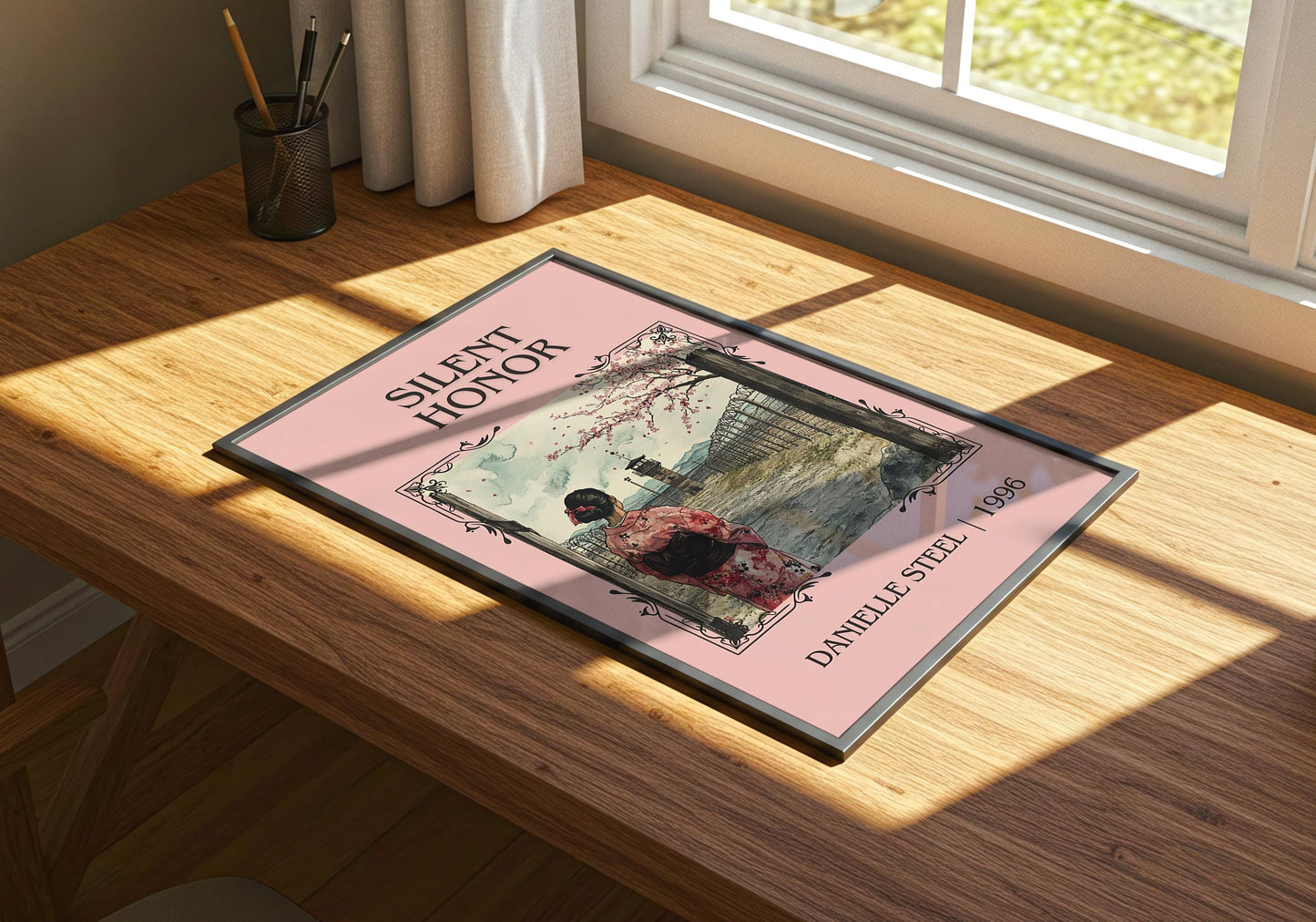 Silent Honor by Danielle Steel | Descriptive Book Poster | Minimalist