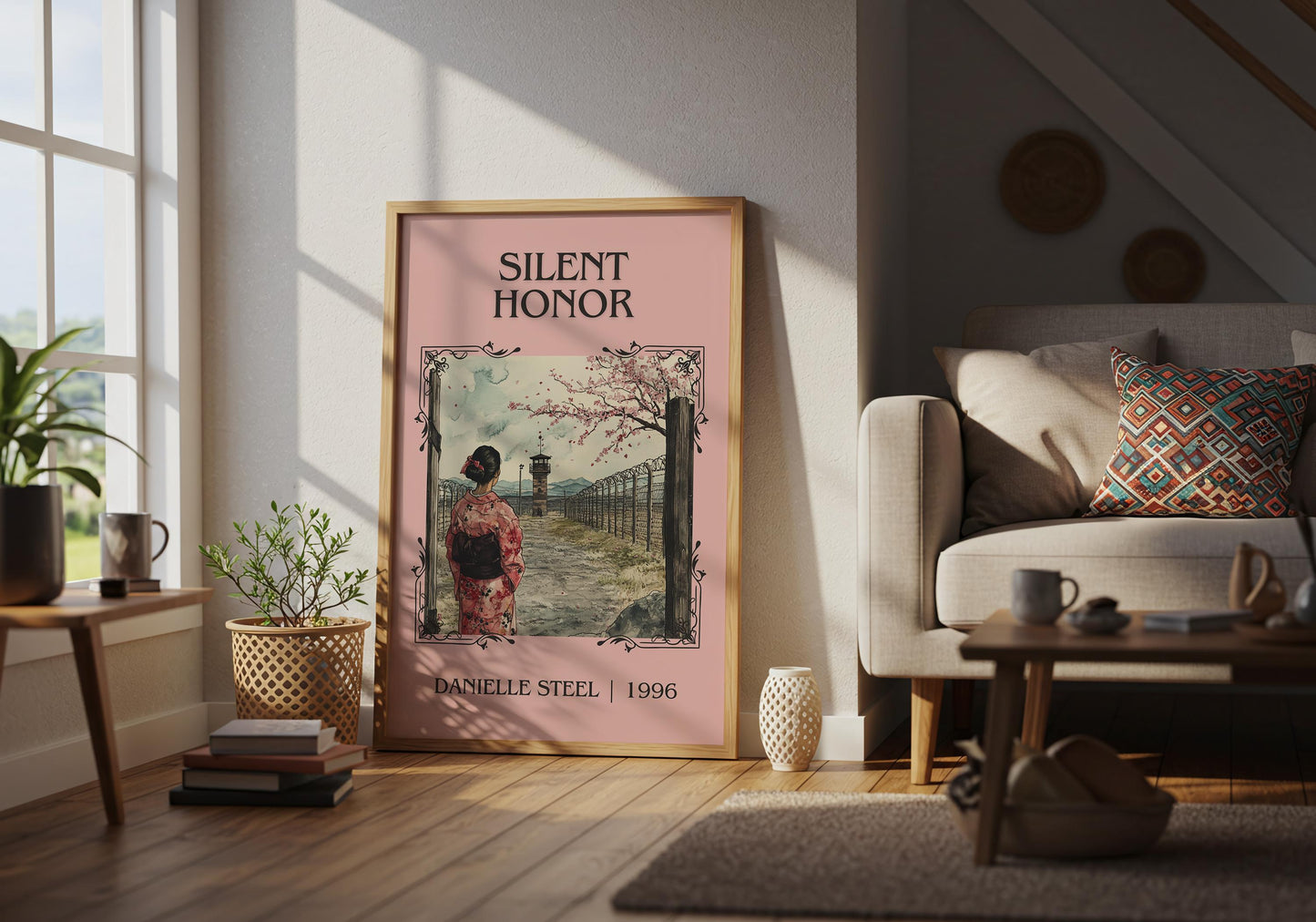 Silent Honor by Danielle Steel | Descriptive Book Poster | Minimalist