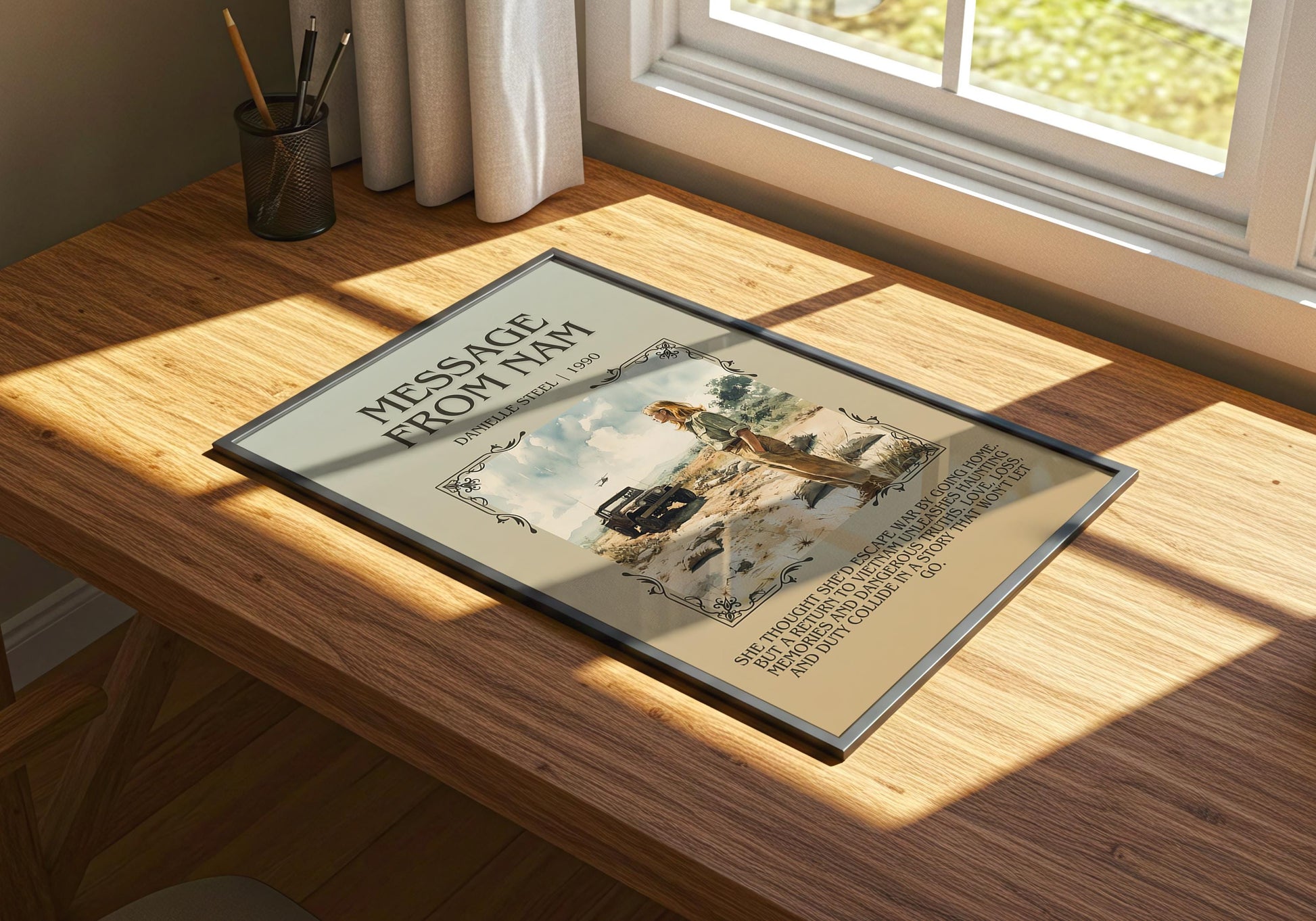 Message From Nam by Danielle Steel | Descriptive Book Poster | Blurby