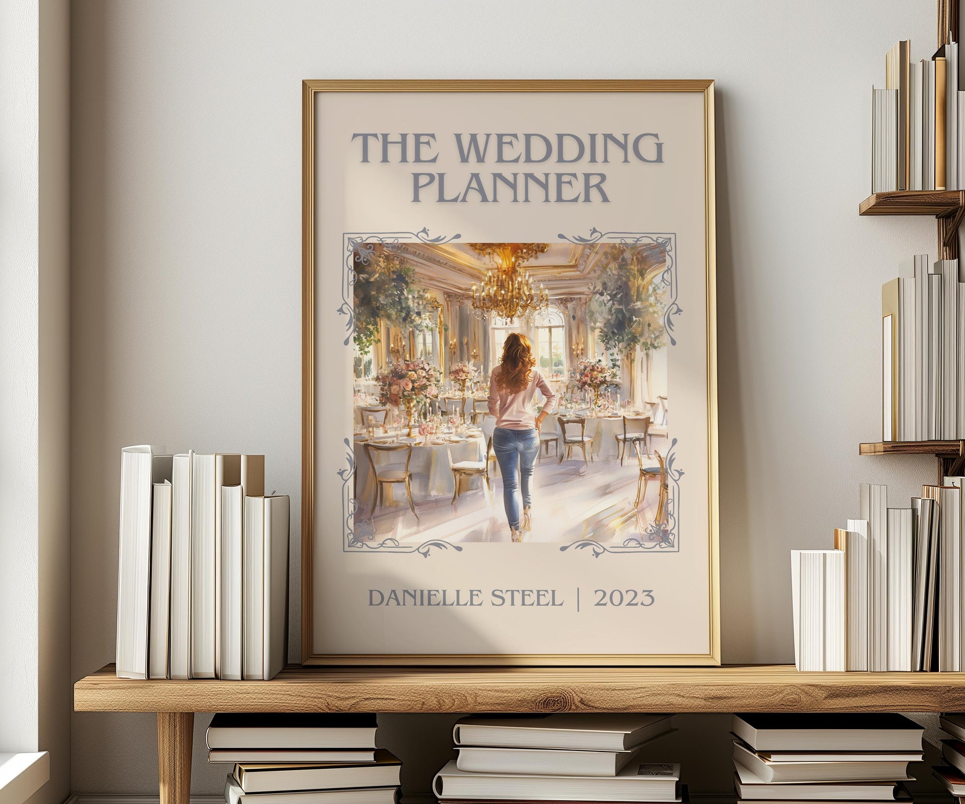The Wedding Planner by Danielle Steel | Descriptive Book Poster | Minimalist