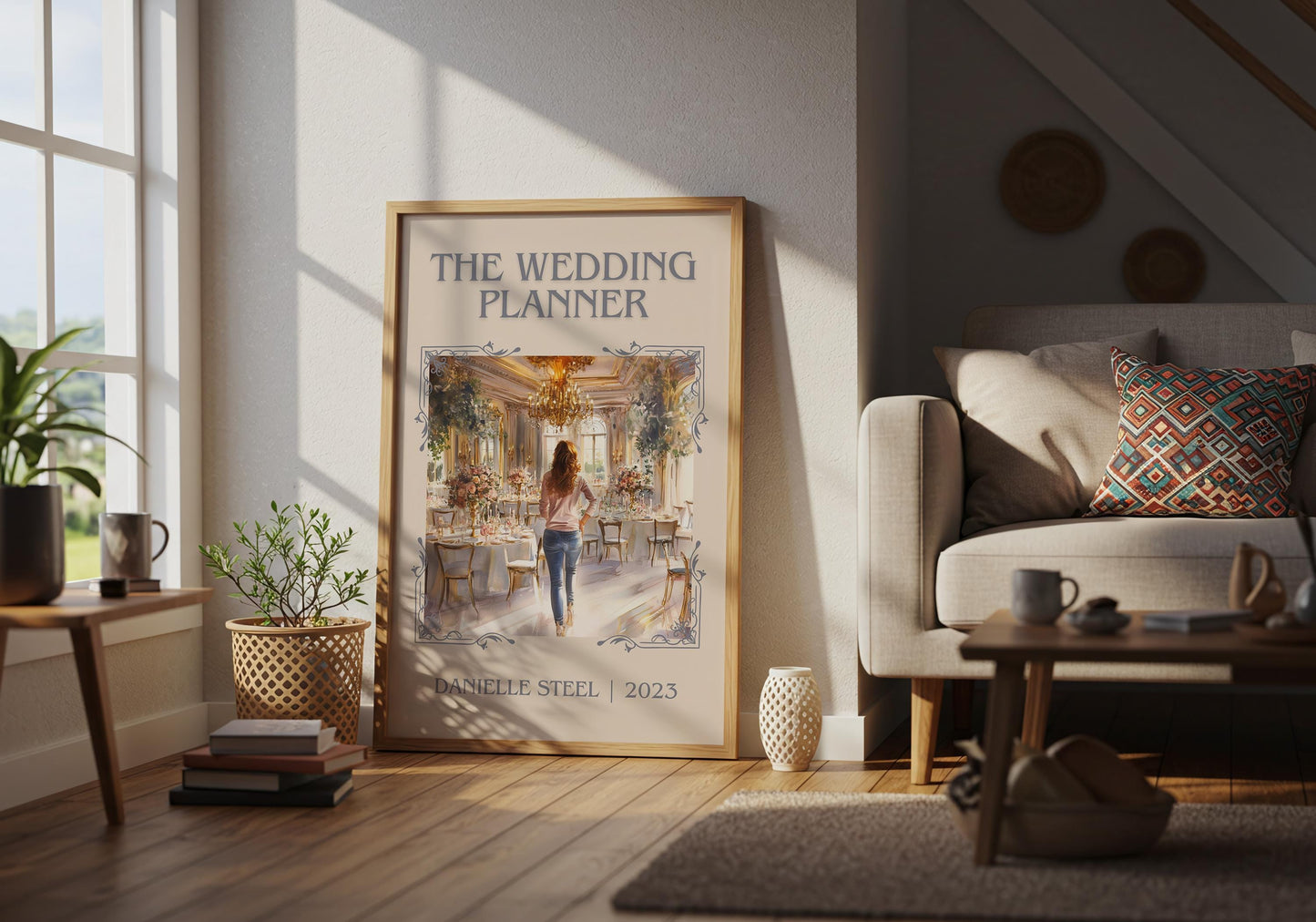 The Wedding Planner by Danielle Steel | Descriptive Book Poster | Minimalist
