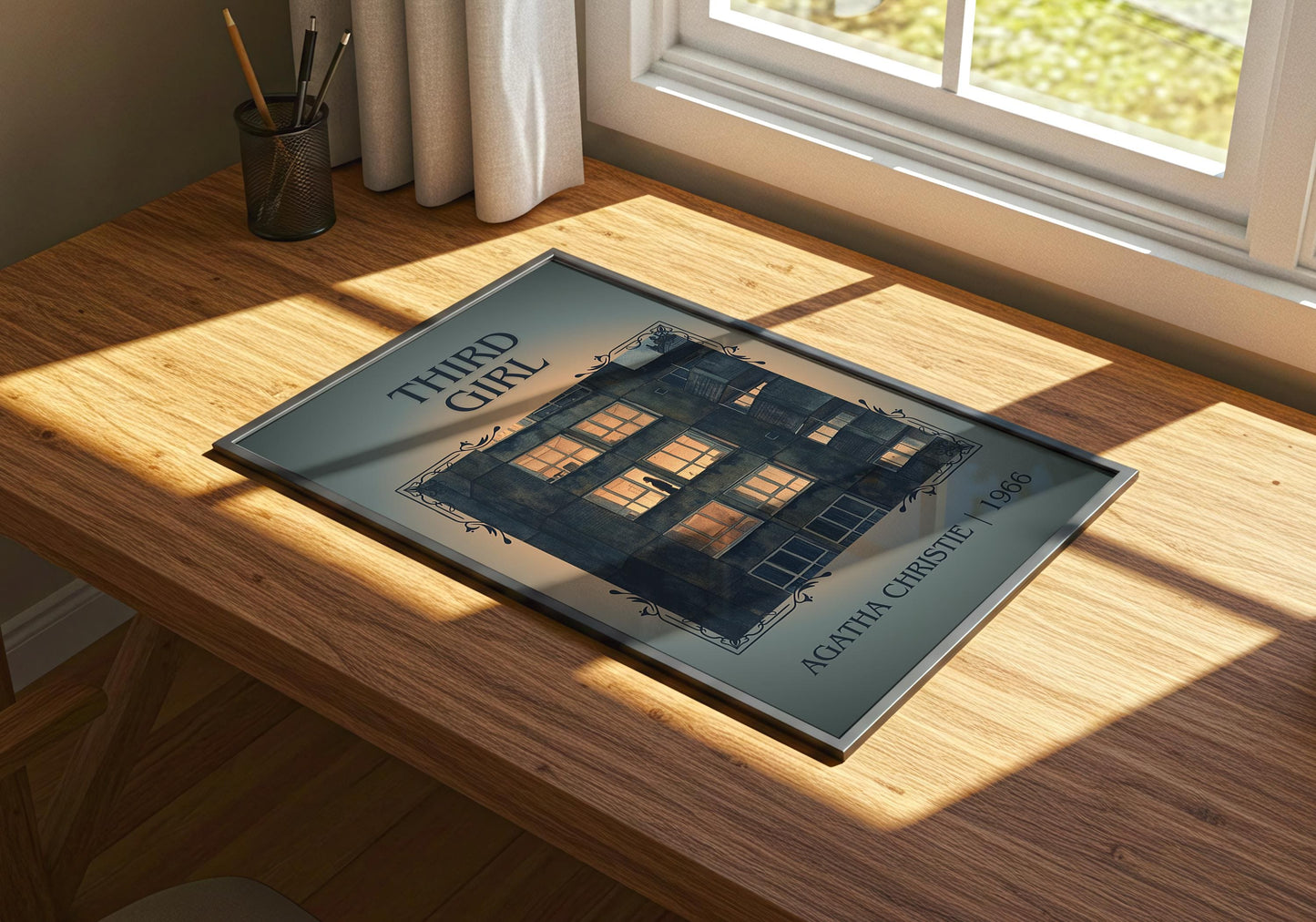 Third Girl by Agatha Christie | Descriptive Book Poster | Minimalist