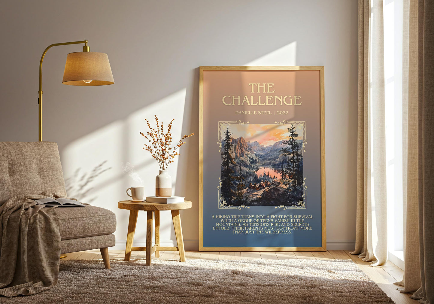 The Challenge by Danielle Steel | Descriptive Book Poster | Blurby