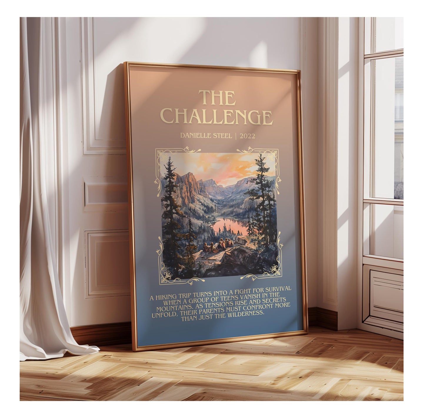 The Challenge by Danielle Steel | Descriptive Book Poster | Blurby