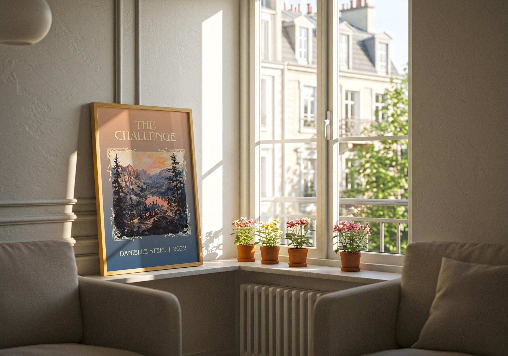 The Challenge by Danielle Steel | Descriptive Book Poster | Minimalist