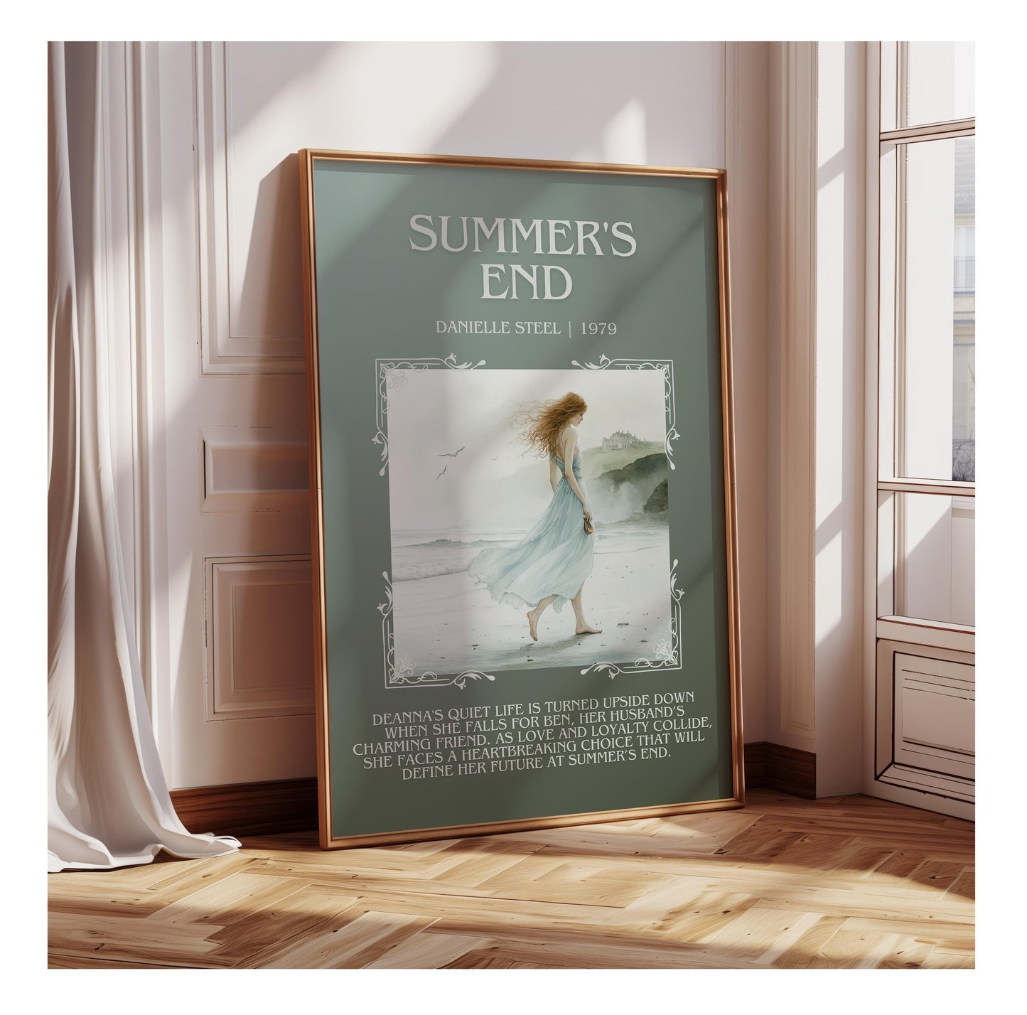 Summer's End by Danielle Steel | Descriptive Book Poster | Blurby