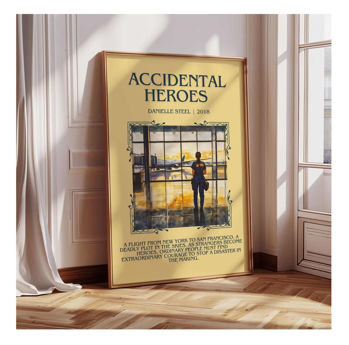 Accidental Heroes by Danielle Steel | Descriptive Book Poster | Blurby