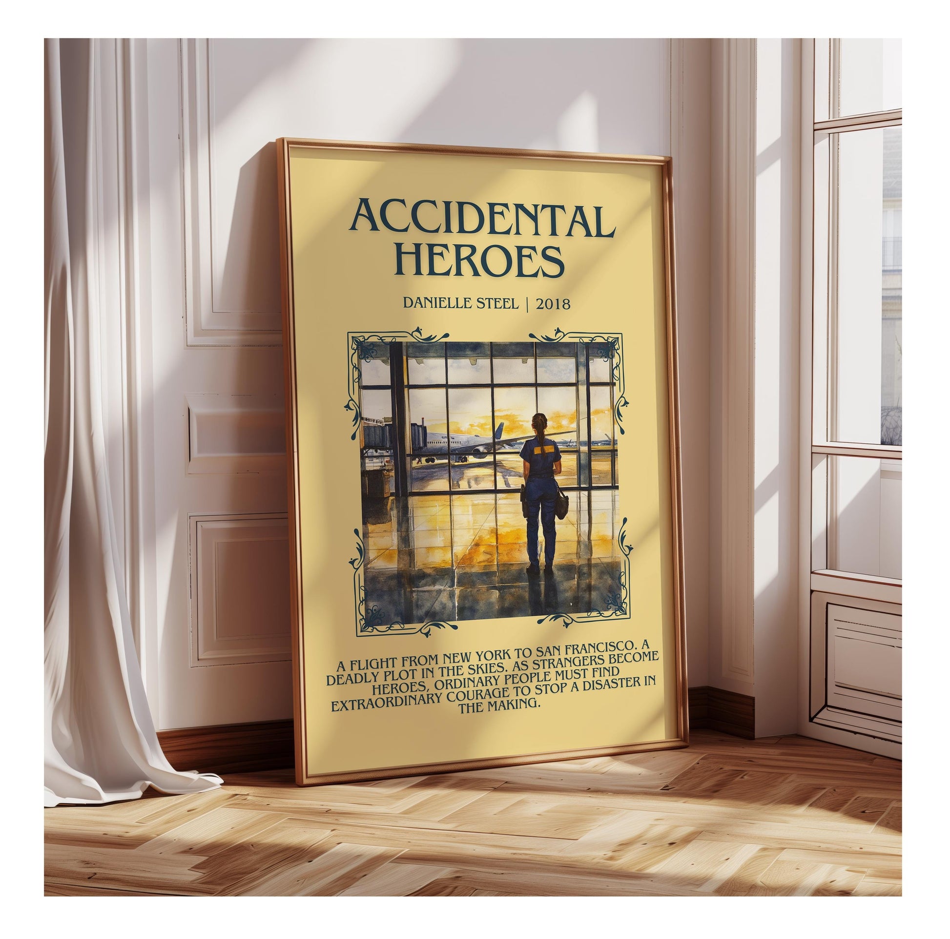 Accidental Heroes by Danielle Steel | Descriptive Book Poster | Blurby