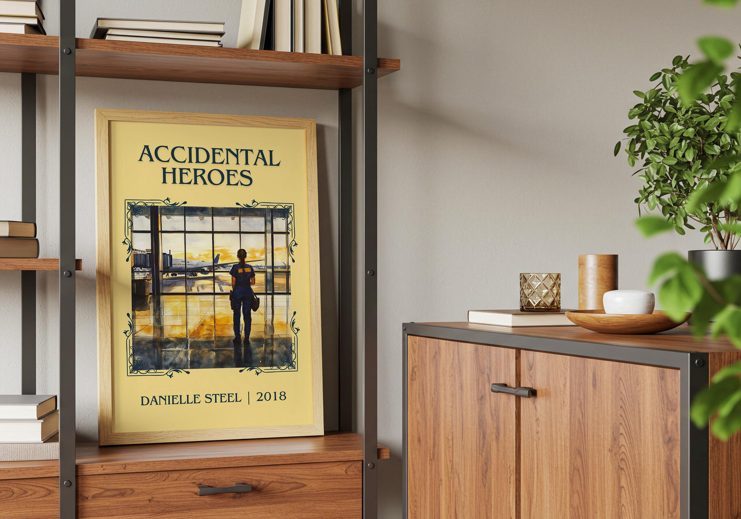 Accidental Heroes by Danielle Steel | Descriptive Book Poster | Minimalist