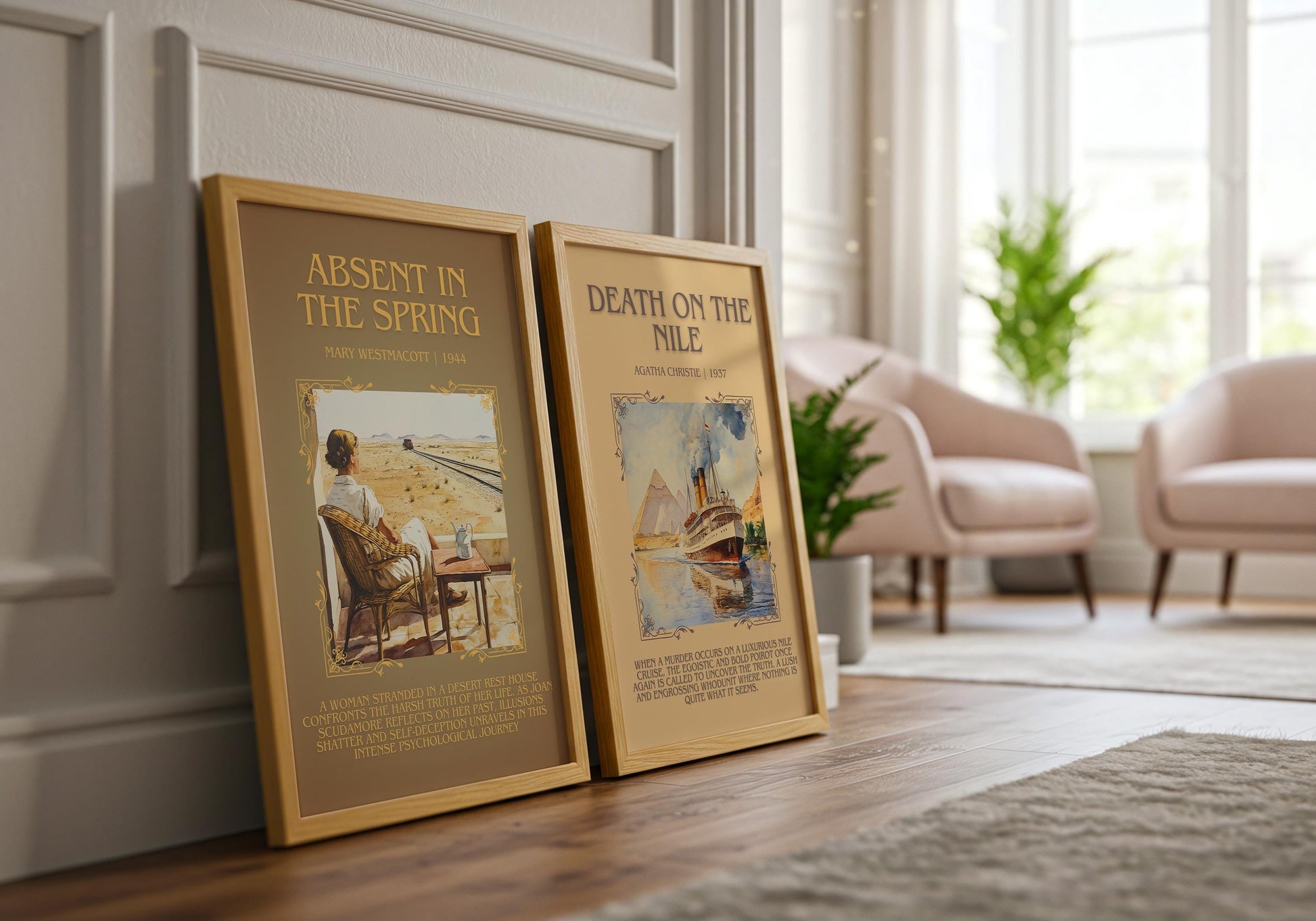 Absent In The Spring by Mary Westmacott | Descriptive Book Poster | Blurby