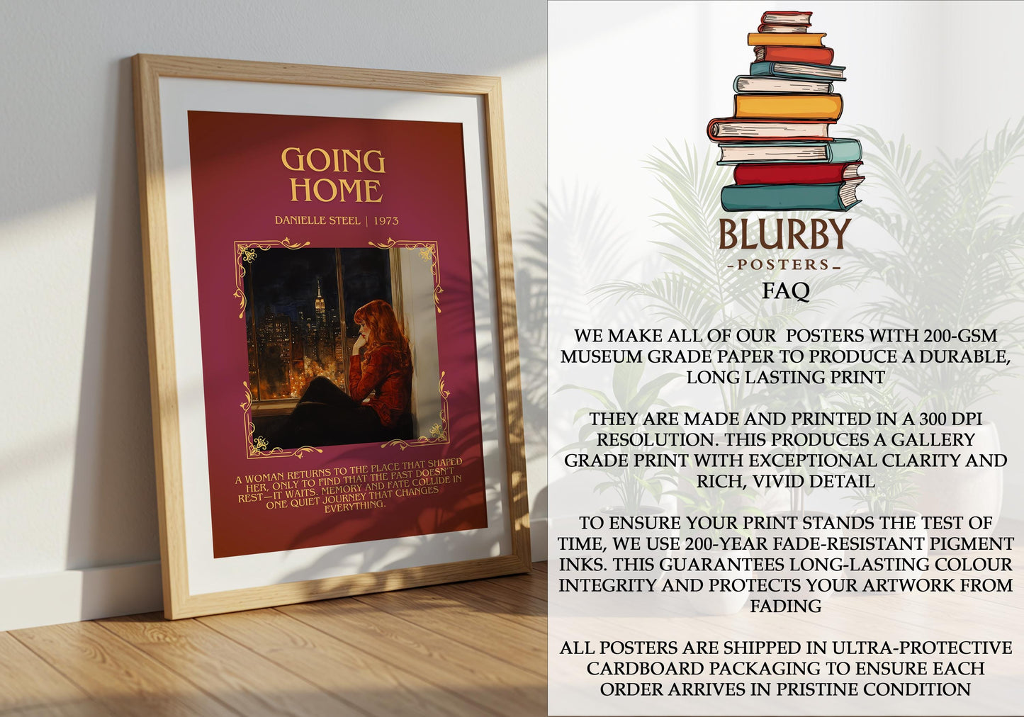 Going Home by Danielle Steel | Descriptive Book Poster | Blurby