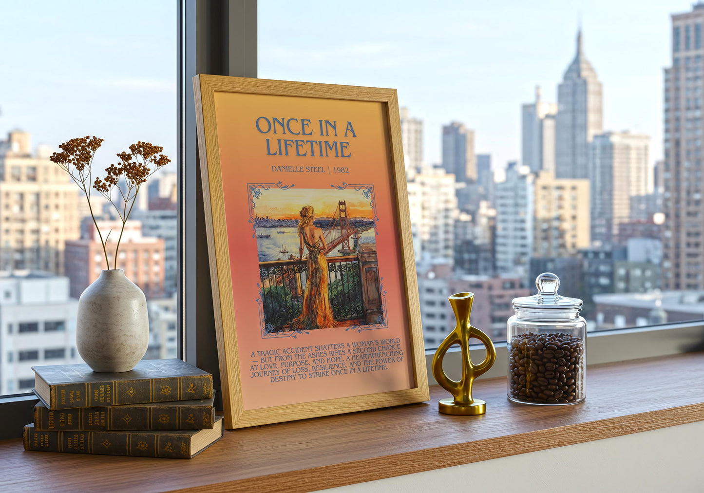Once In A Lifetime by Danielle Steel | Descriptive Book Poster | Blurby
