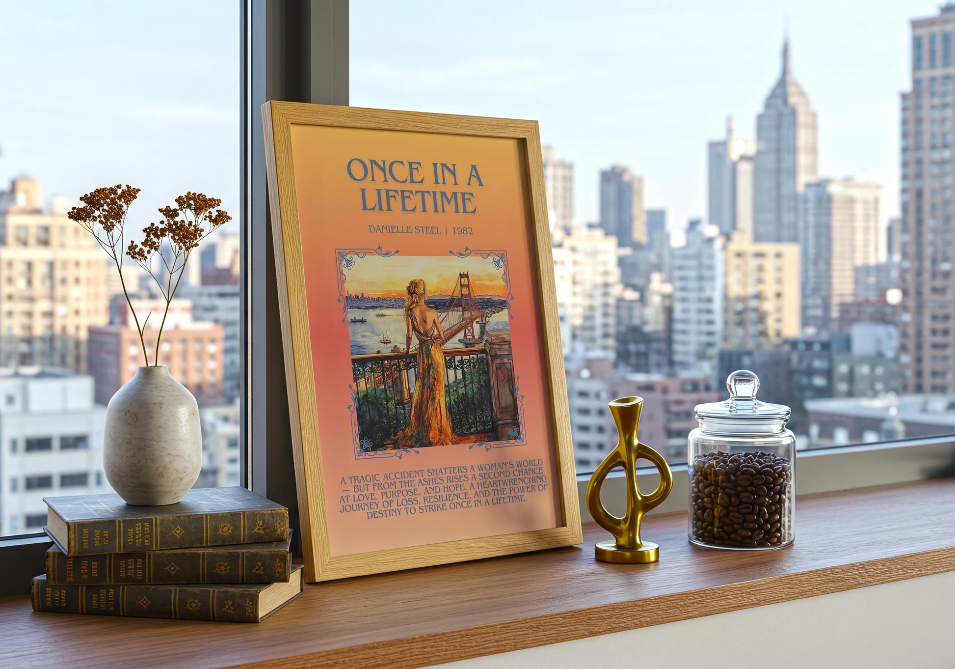 Once In A Lifetime by Danielle Steel | Descriptive Book Poster | Blurby