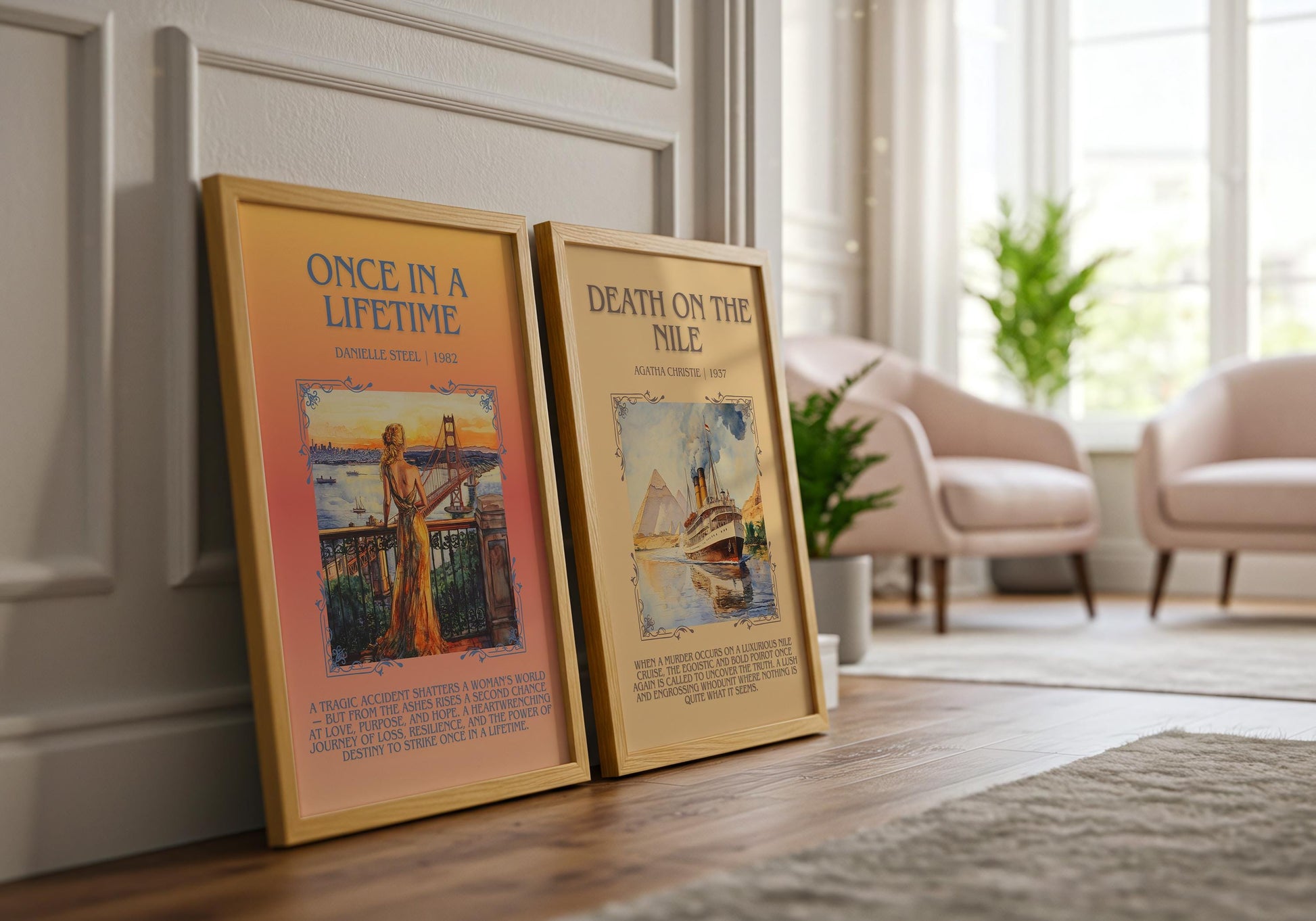 Once In A Lifetime by Danielle Steel | Descriptive Book Poster | Blurby