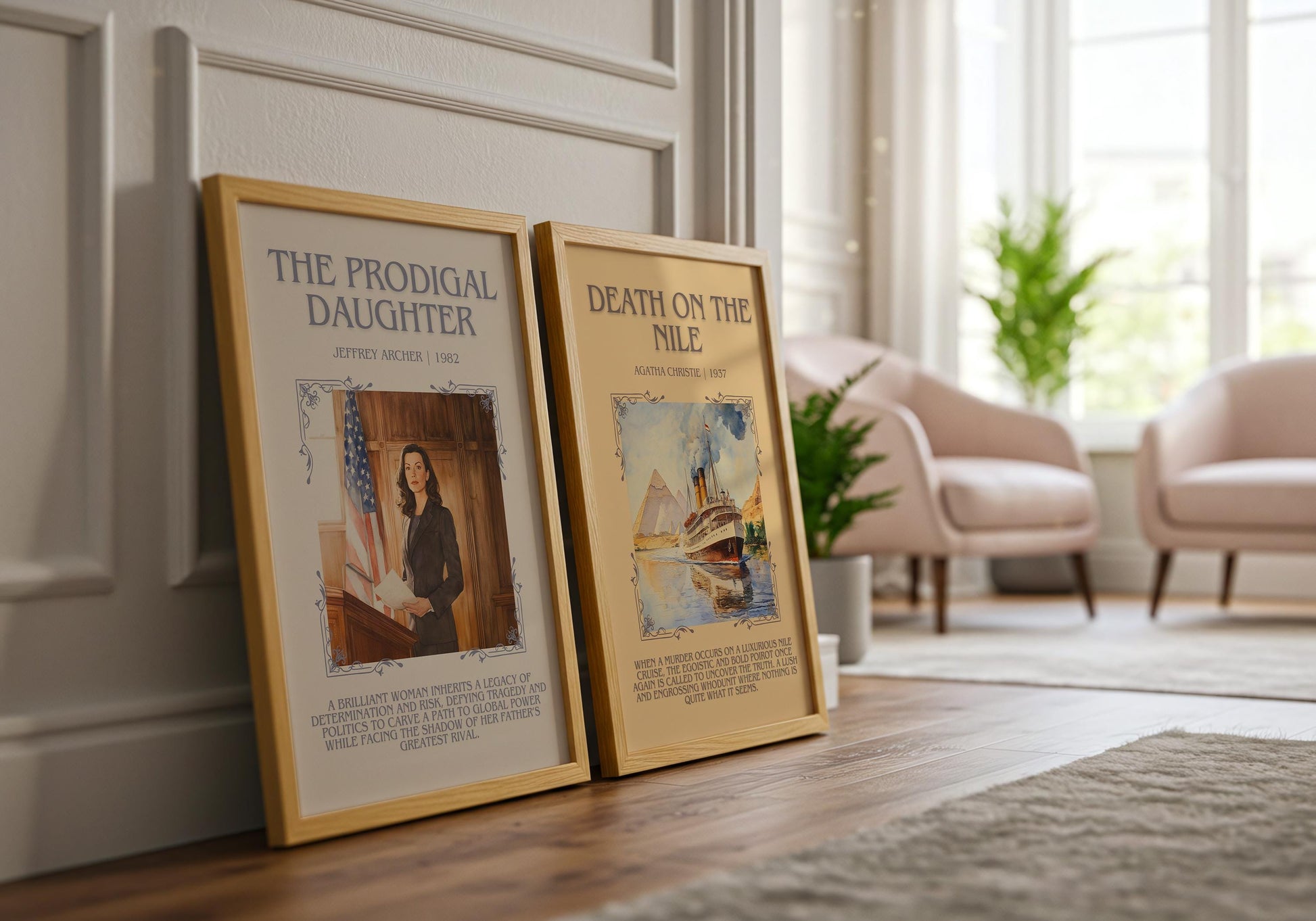 The Prodigal Daughter by Jeffrey Archer | Descriptive Book Poster | Blurby