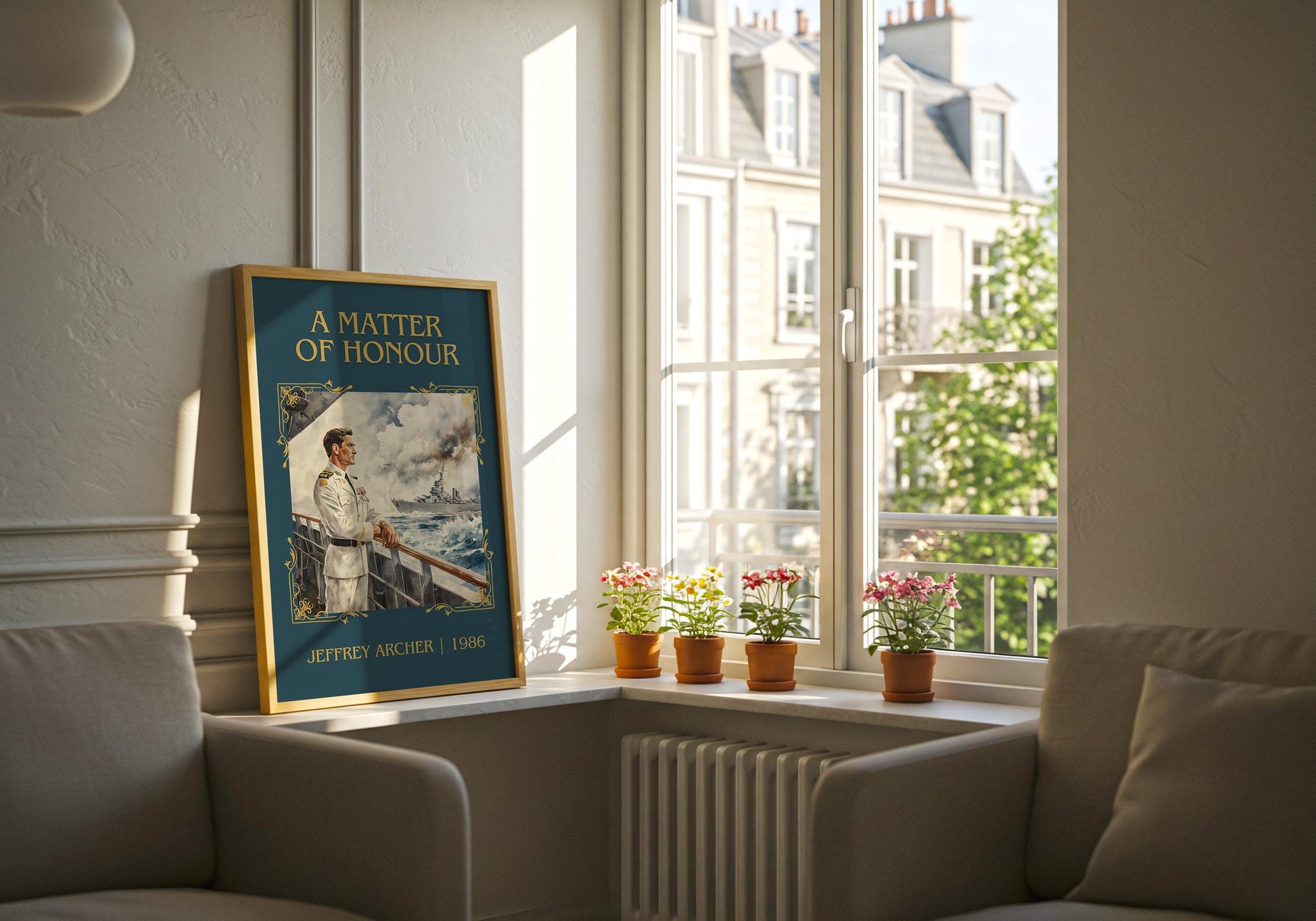 A Matter Of Honour by Jeffrey Archer | Descriptive Book Poster | Minimalist