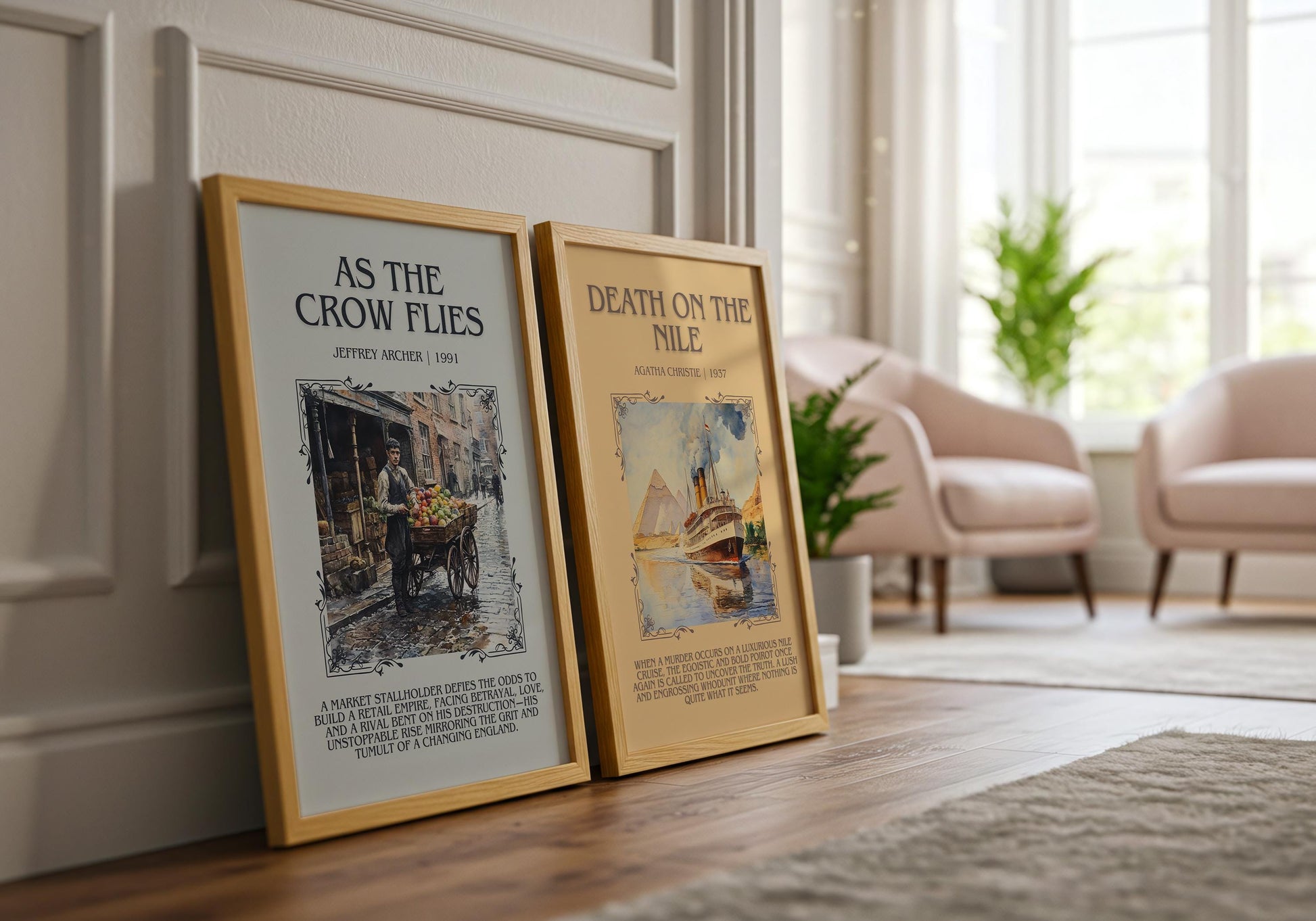 As The Crow Flies by Jeffrey Archer | Descriptive Book Poster | Blurby