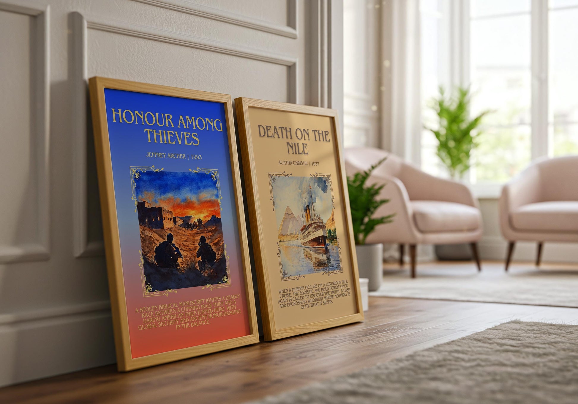 Honour Among Thieves by Jeffrey Archer | Descriptive Book Poster | Blurby