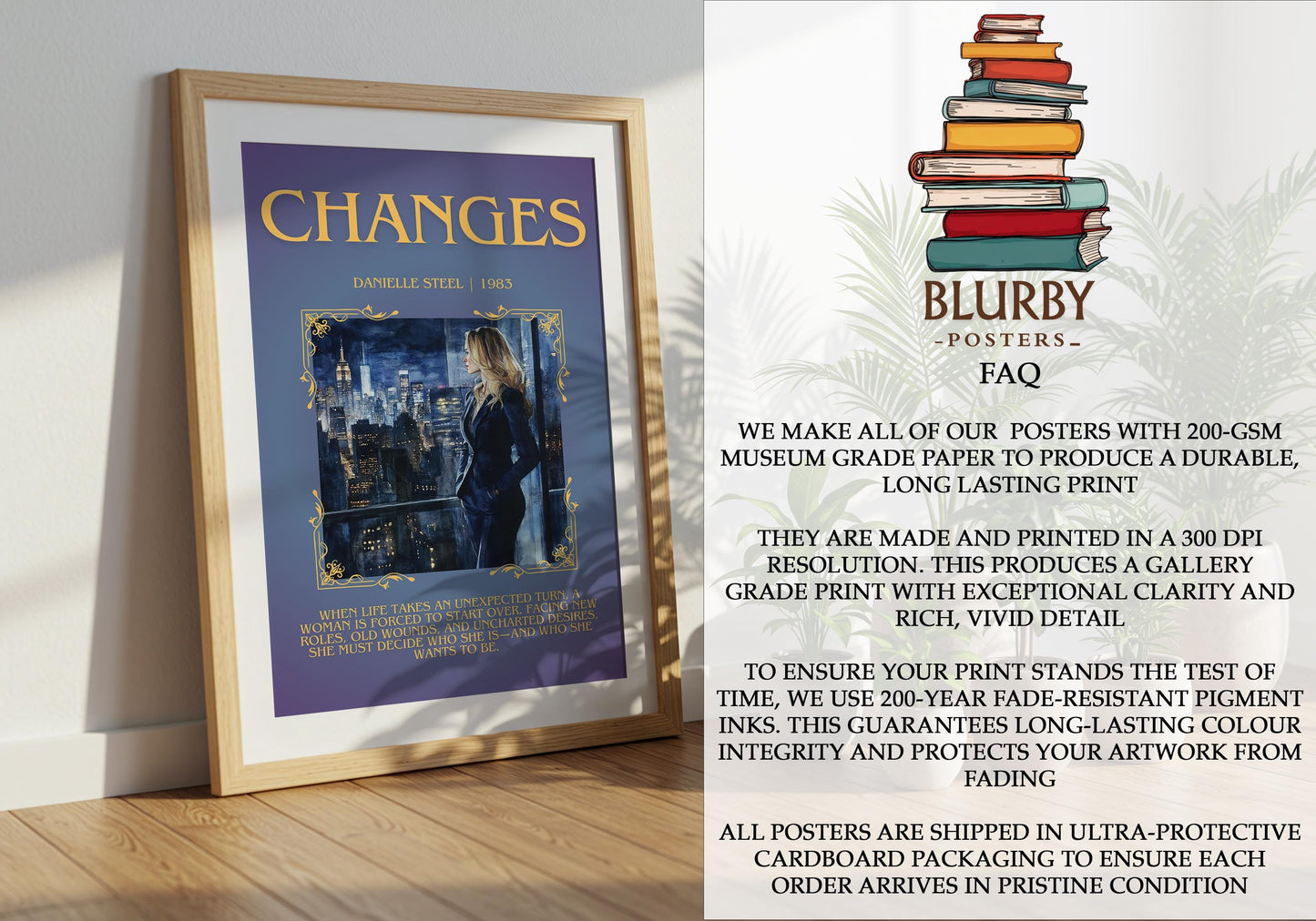 Changes by Danielle Steel | Descriptive Book Poster | Blurby