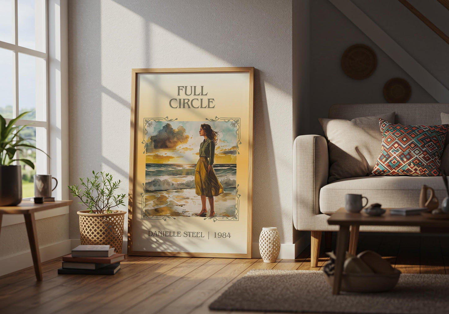 Full Circle by Danielle Steel | Descriptive Book Poster | Minimalist