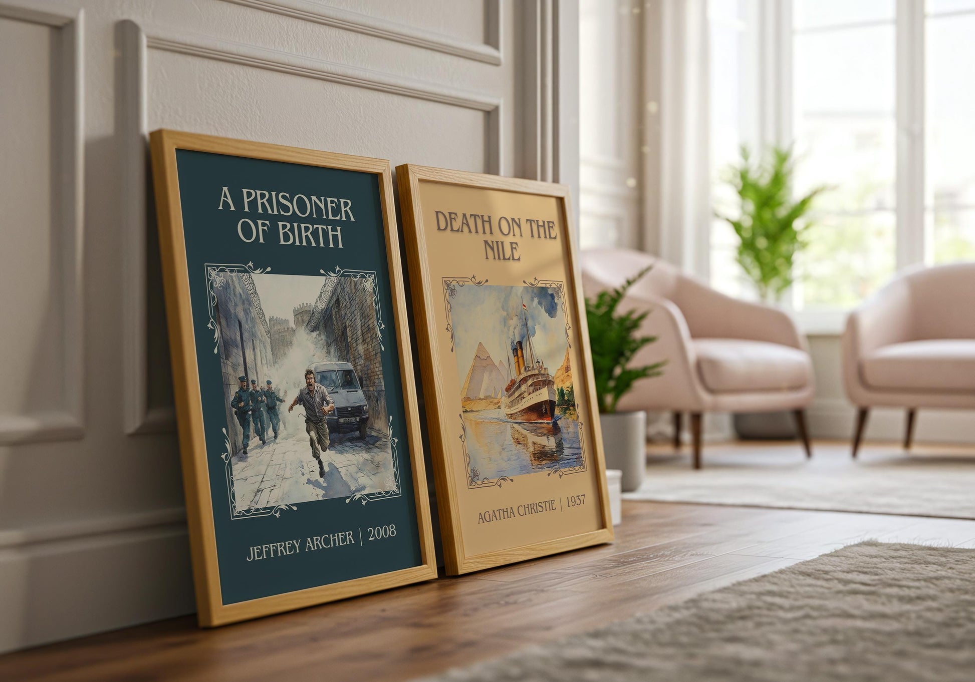 A Prisoner Of Birth by Jeffrey Archer | Descriptive Book Poster | Minimalist