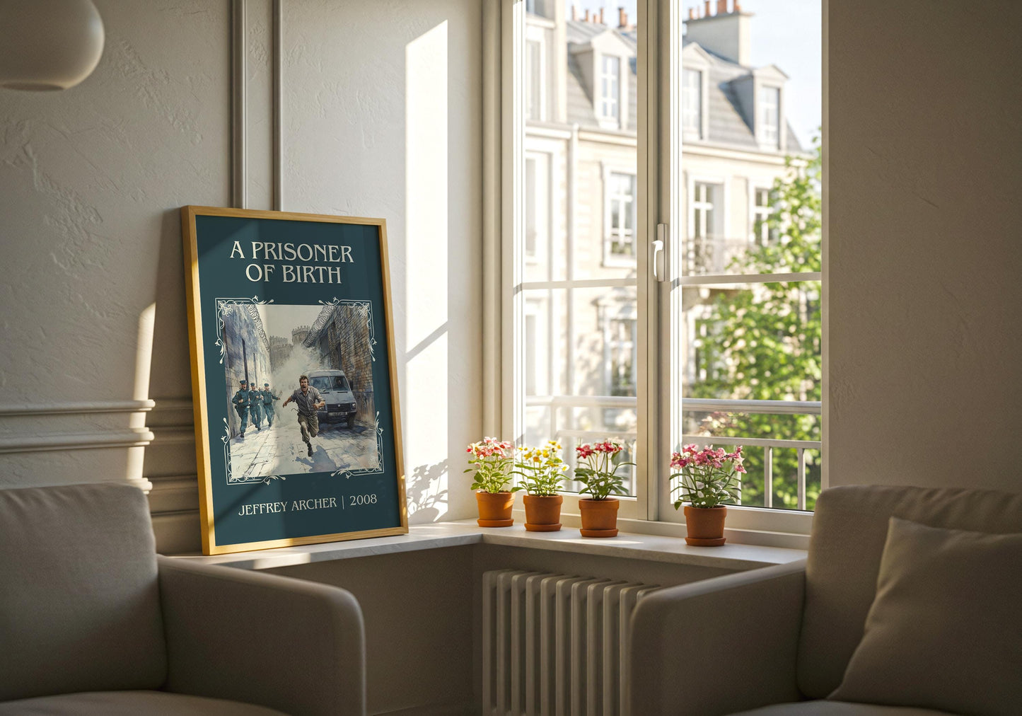 A Prisoner Of Birth by Jeffrey Archer | Descriptive Book Poster | Minimalist