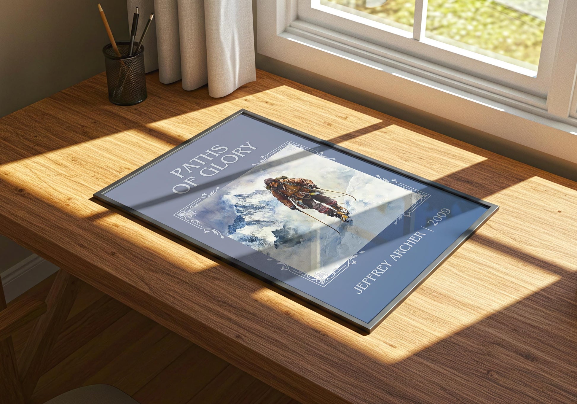 Paths Of Glory by Jeffrey Archer | Descriptive Book Poster | Minimalist