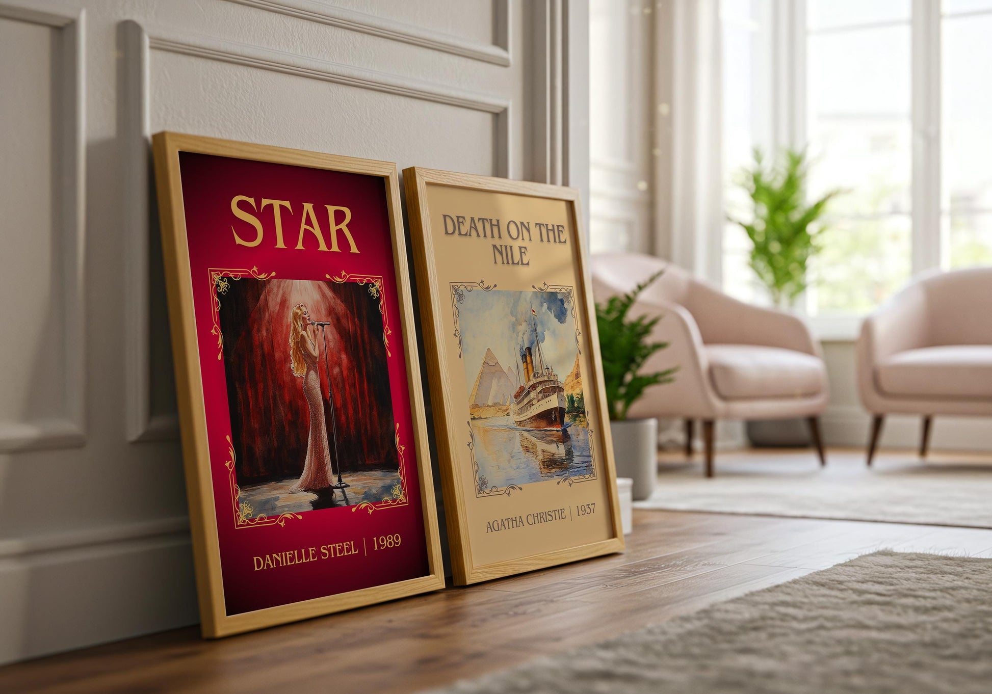 Star by Danielle Steel | Descriptive Book Poster | Minimalist