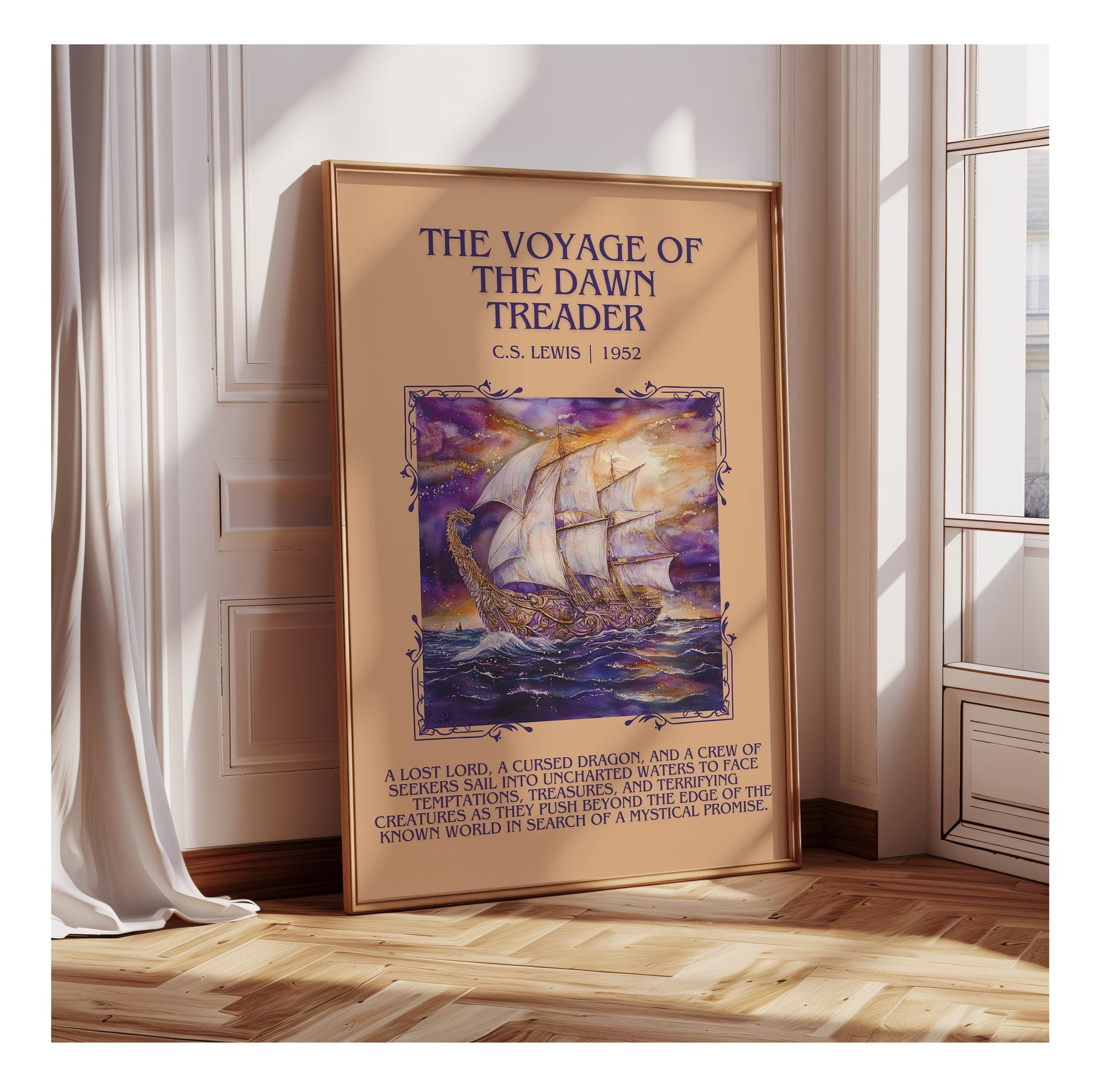 The Voyage Of The Dawn Treader by C.S. Lewis | Descriptive Book Poster | Blurby