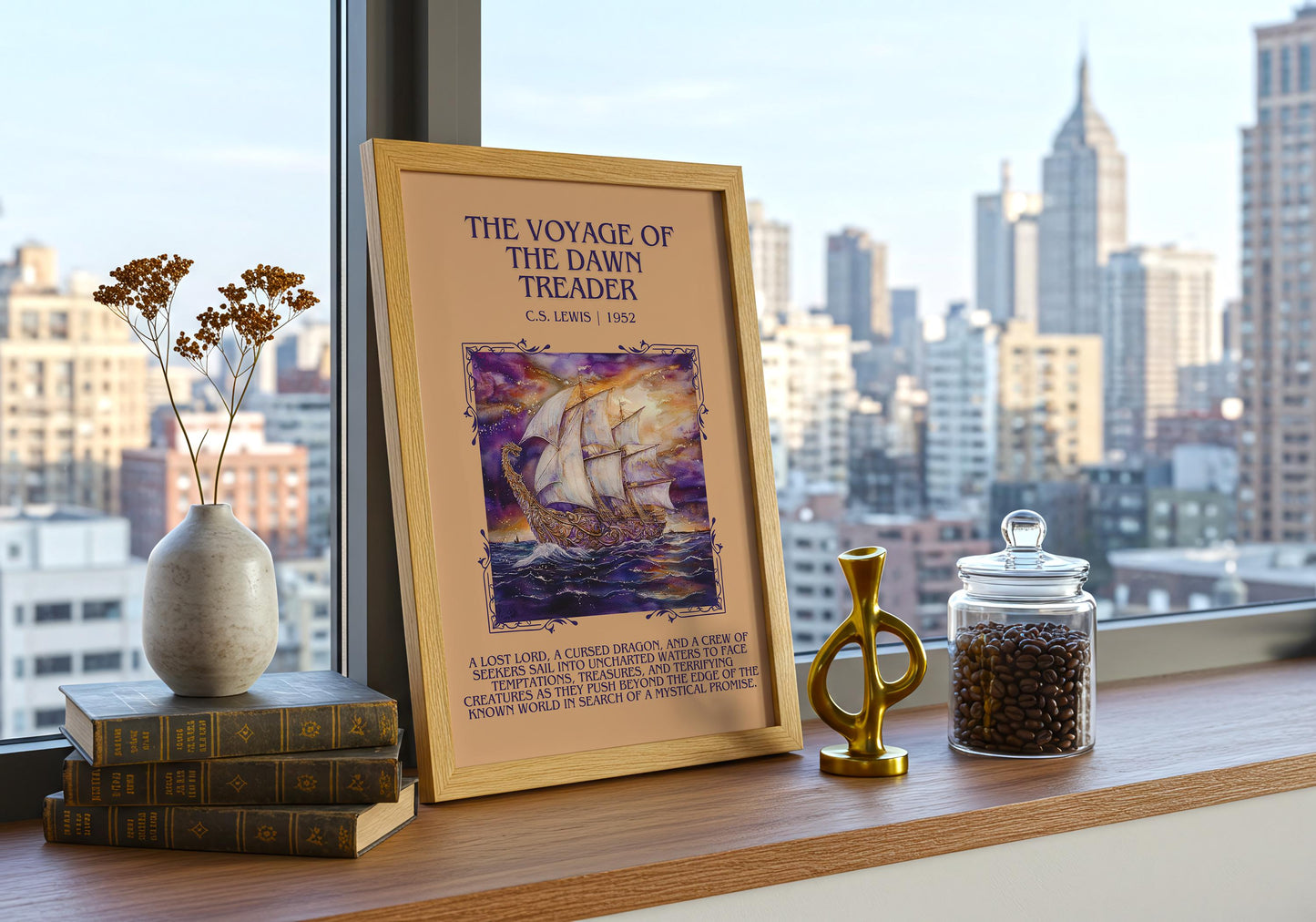 The Voyage Of The Dawn Treader by C.S. Lewis | Descriptive Book Poster | Blurby