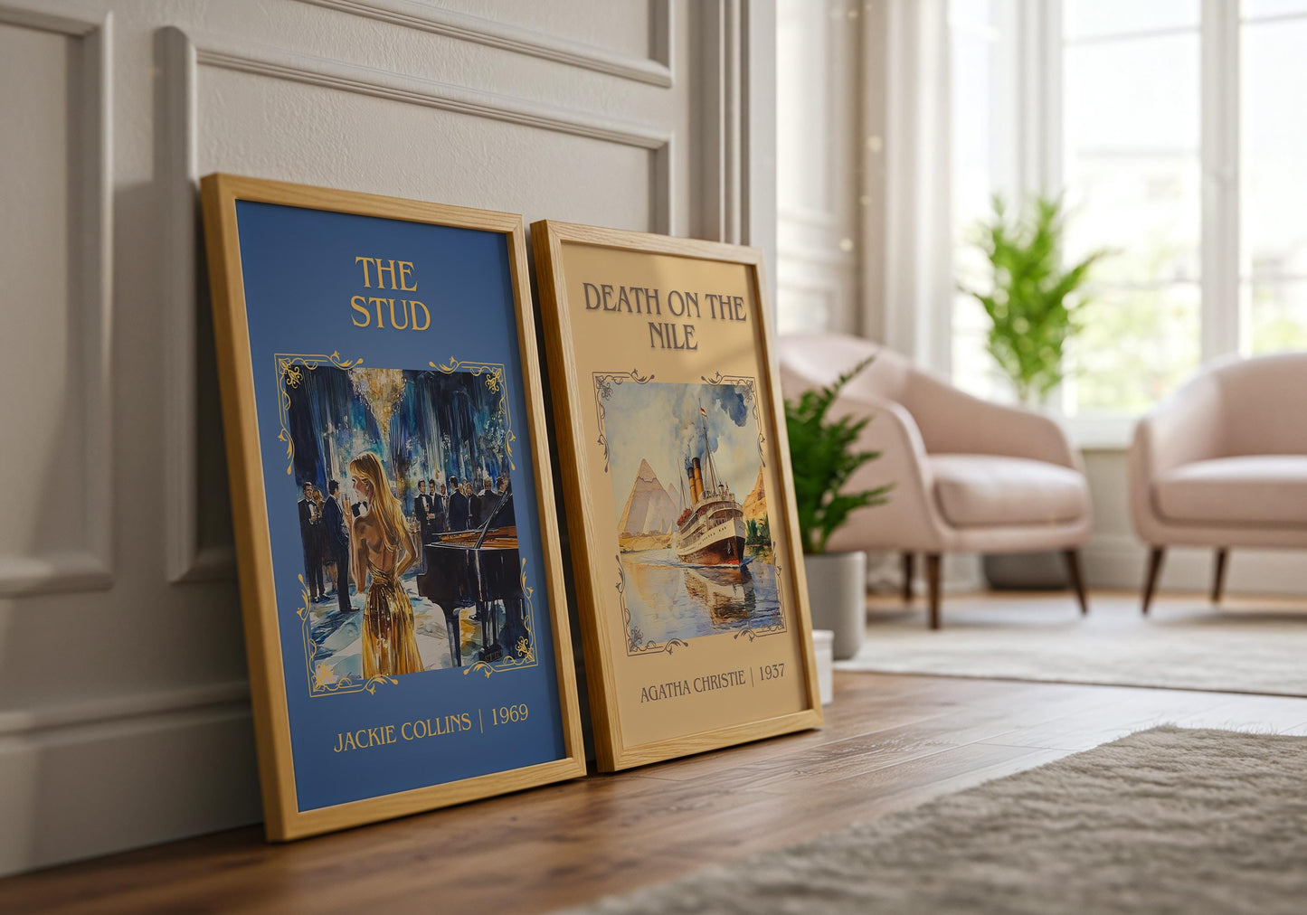 The Stud by Jackie Collins | Descriptive Book Poster | Minimalist