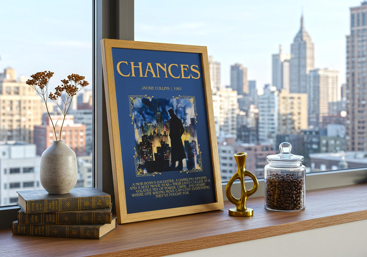 Chances by Jackie Collins | Descriptive Book Poster | Blurby