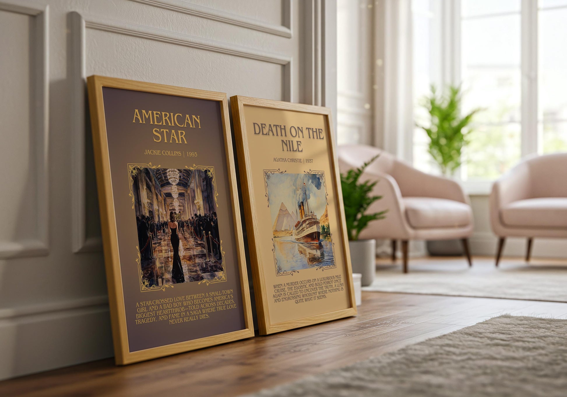 American Star by Jackie Collins | Descriptive Book Poster | Blurby