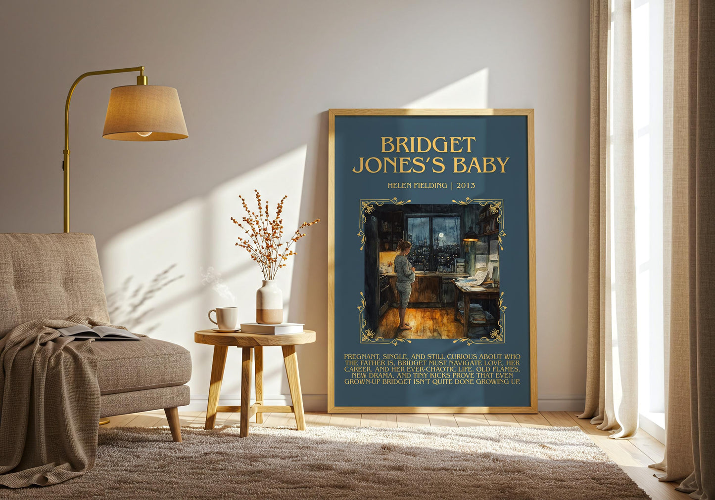 Bridget Jones's Baby by Helen Fielding | Descriptive Book Poster | Blurby